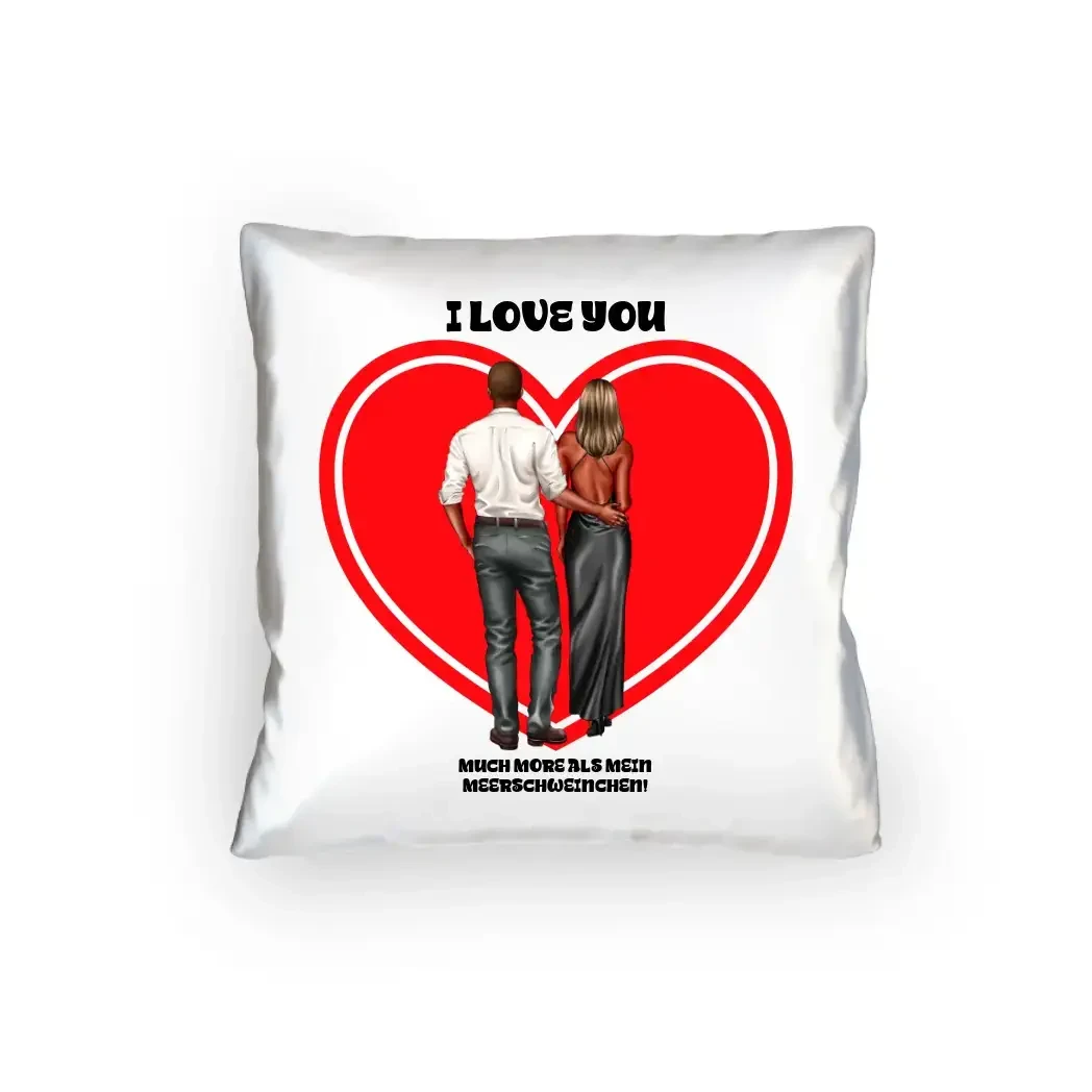Paar Designer: Abendlook Couple - Kissen 40x40 cm