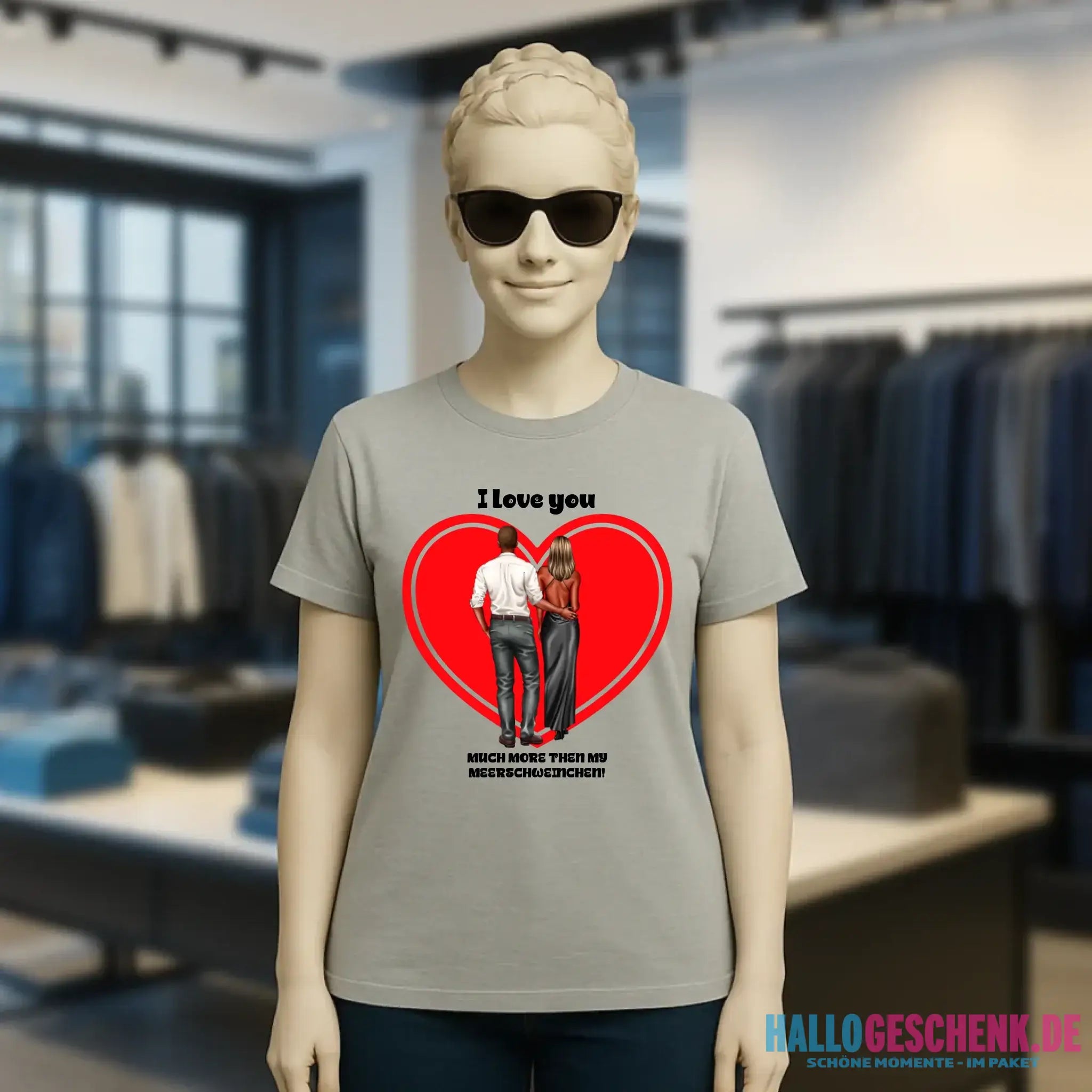 Paar Designer: Abendlook Couple - Ladies Premium T-Shirt XS-2XL aus Bio-Baumwolle für Damen