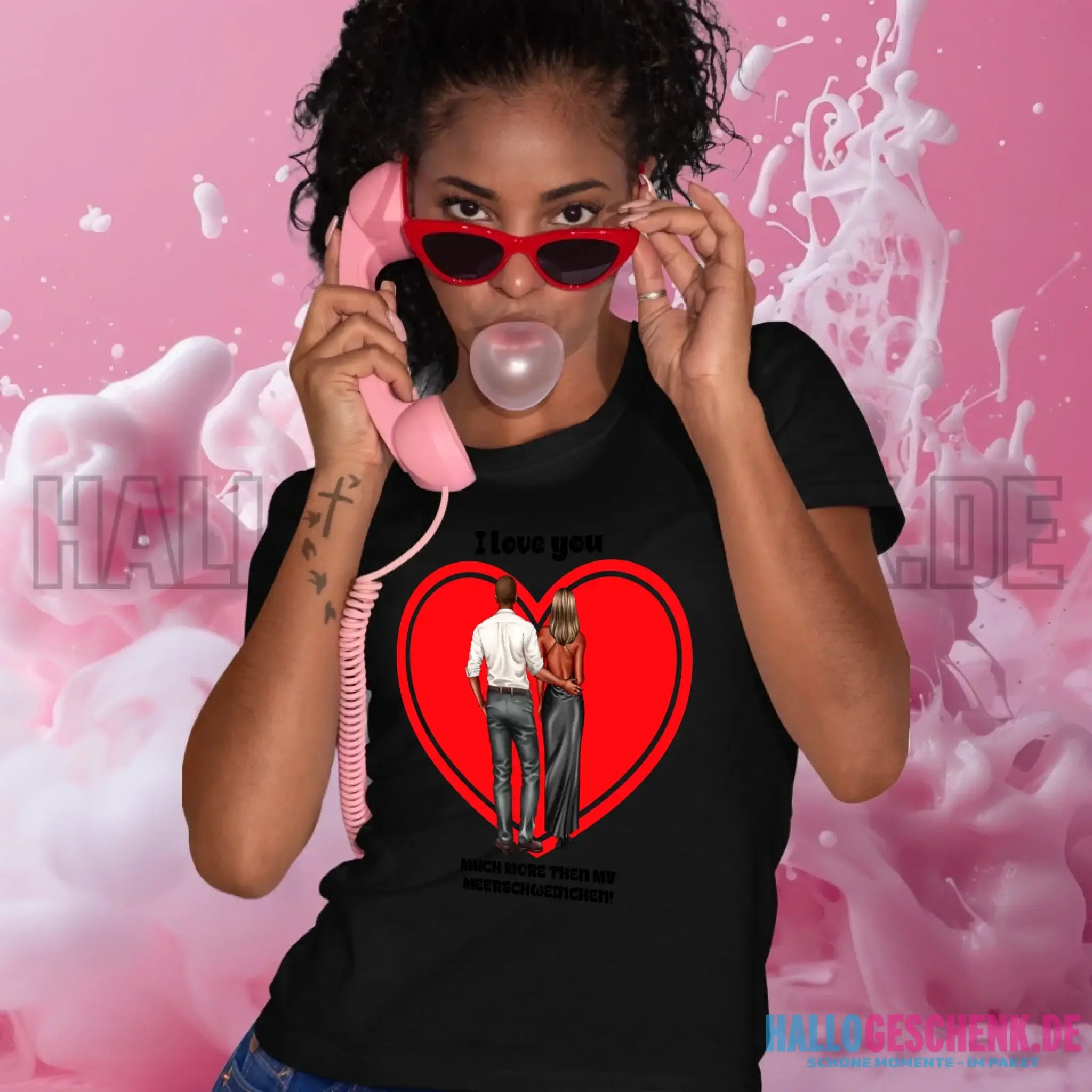 Paar Designer: Abendlook Couple - Ladies Premium T-Shirt XS-2XL aus Bio-Baumwolle für Damen