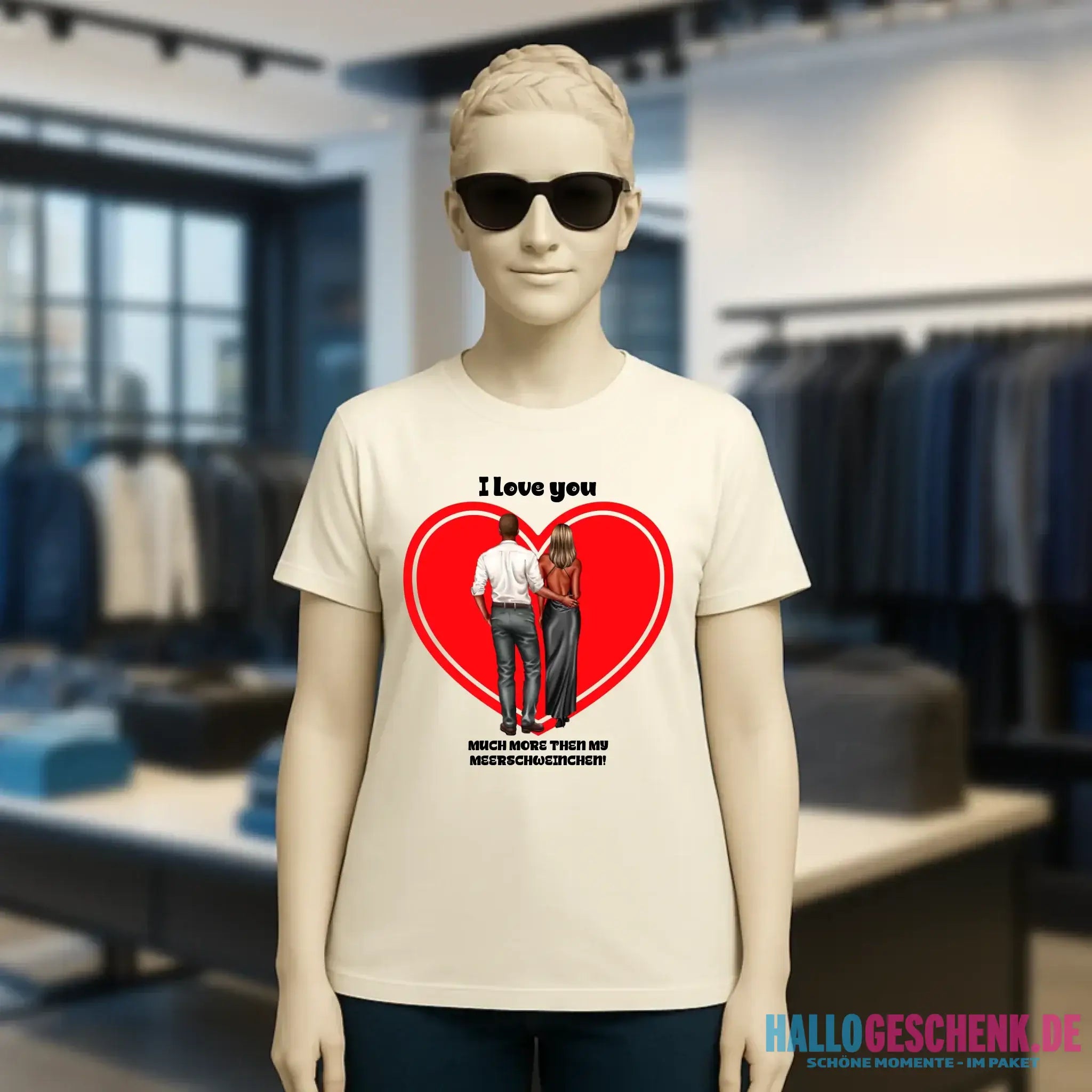Paar Designer: Abendlook Couple - Ladies Premium T-Shirt XS-2XL aus Bio-Baumwolle für Damen