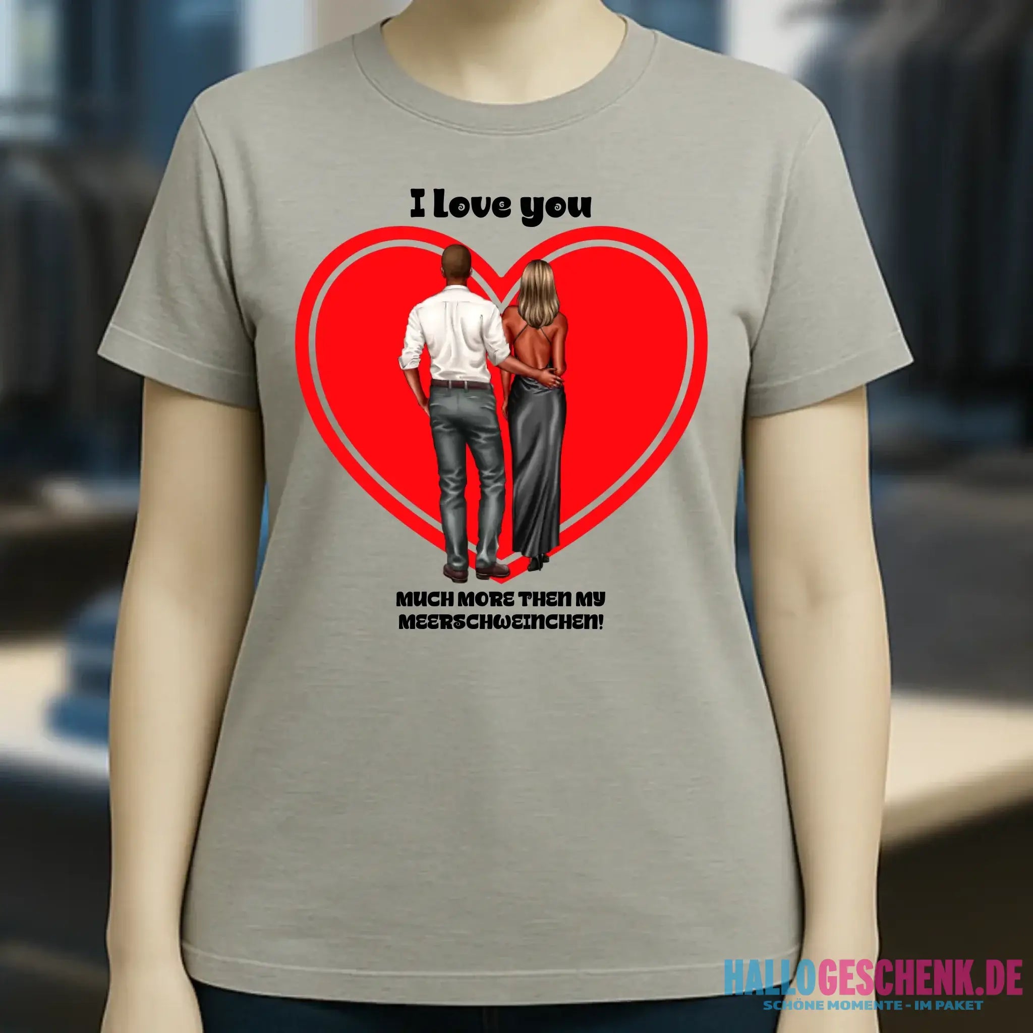 Paar Designer: Abendlook Couple - Ladies Premium T-Shirt XS-2XL aus Bio-Baumwolle für Damen