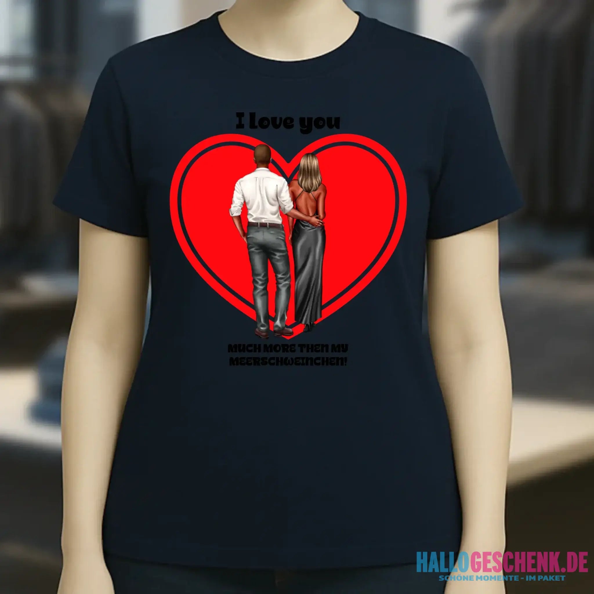 Paar Designer: Abendlook Couple - Ladies Premium T-Shirt XS-2XL aus Bio-Baumwolle für Damen