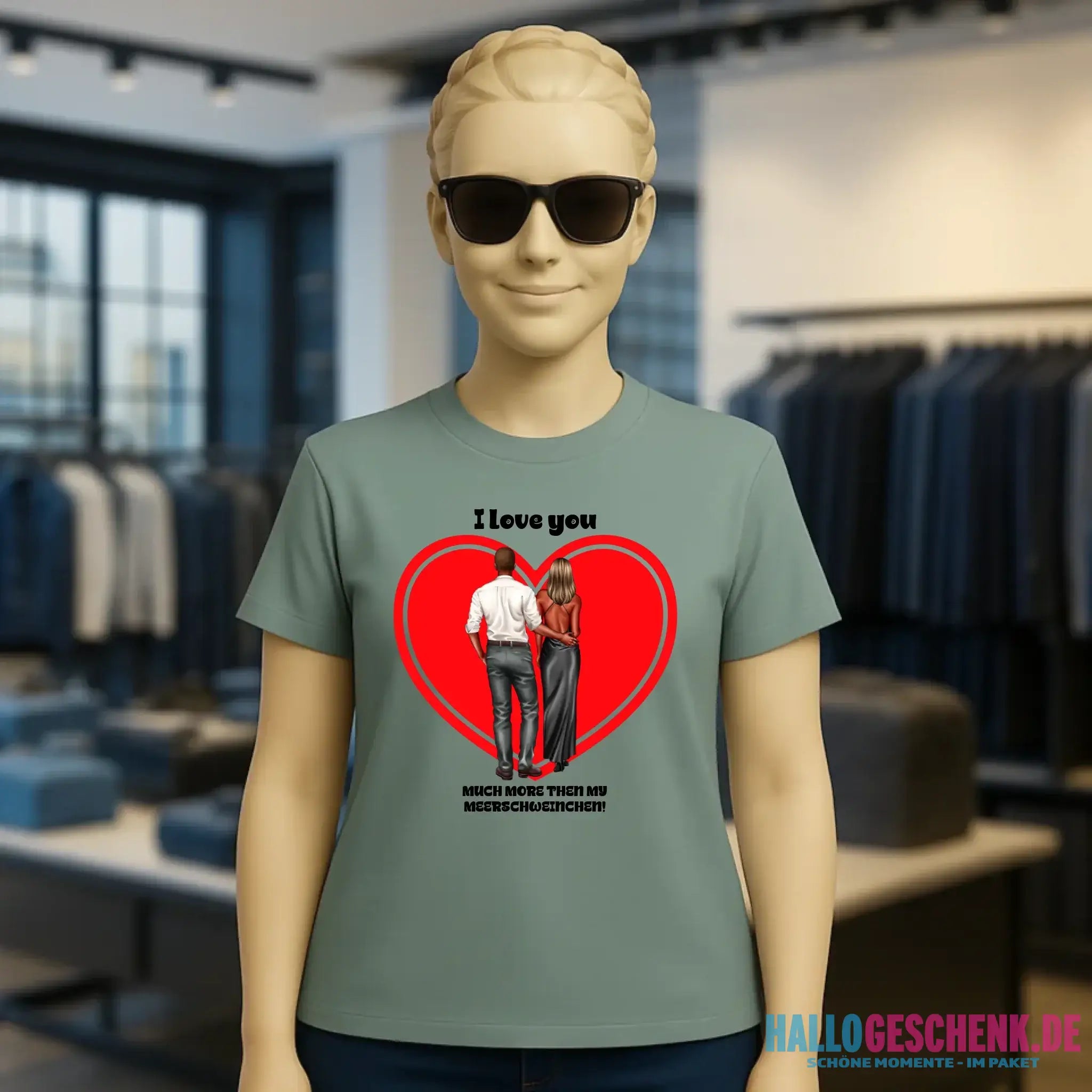 Paar Designer: Abendlook Couple - Ladies Premium T-Shirt XS-2XL aus Bio-Baumwolle für Damen