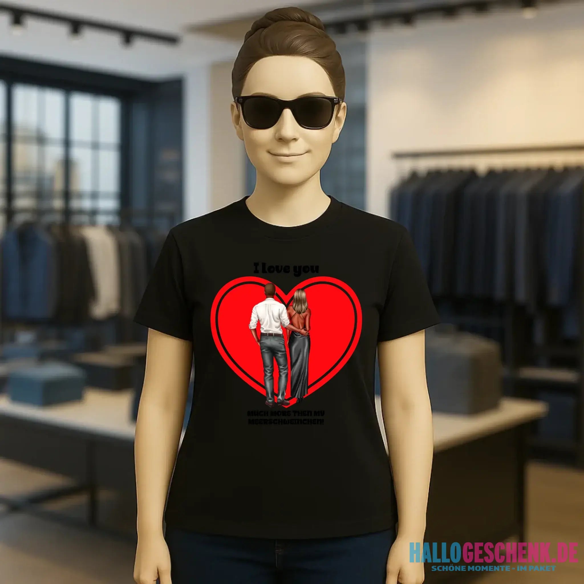 Paar Designer: Abendlook Couple - Ladies Premium T-Shirt XS-2XL aus Bio-Baumwolle für Damen