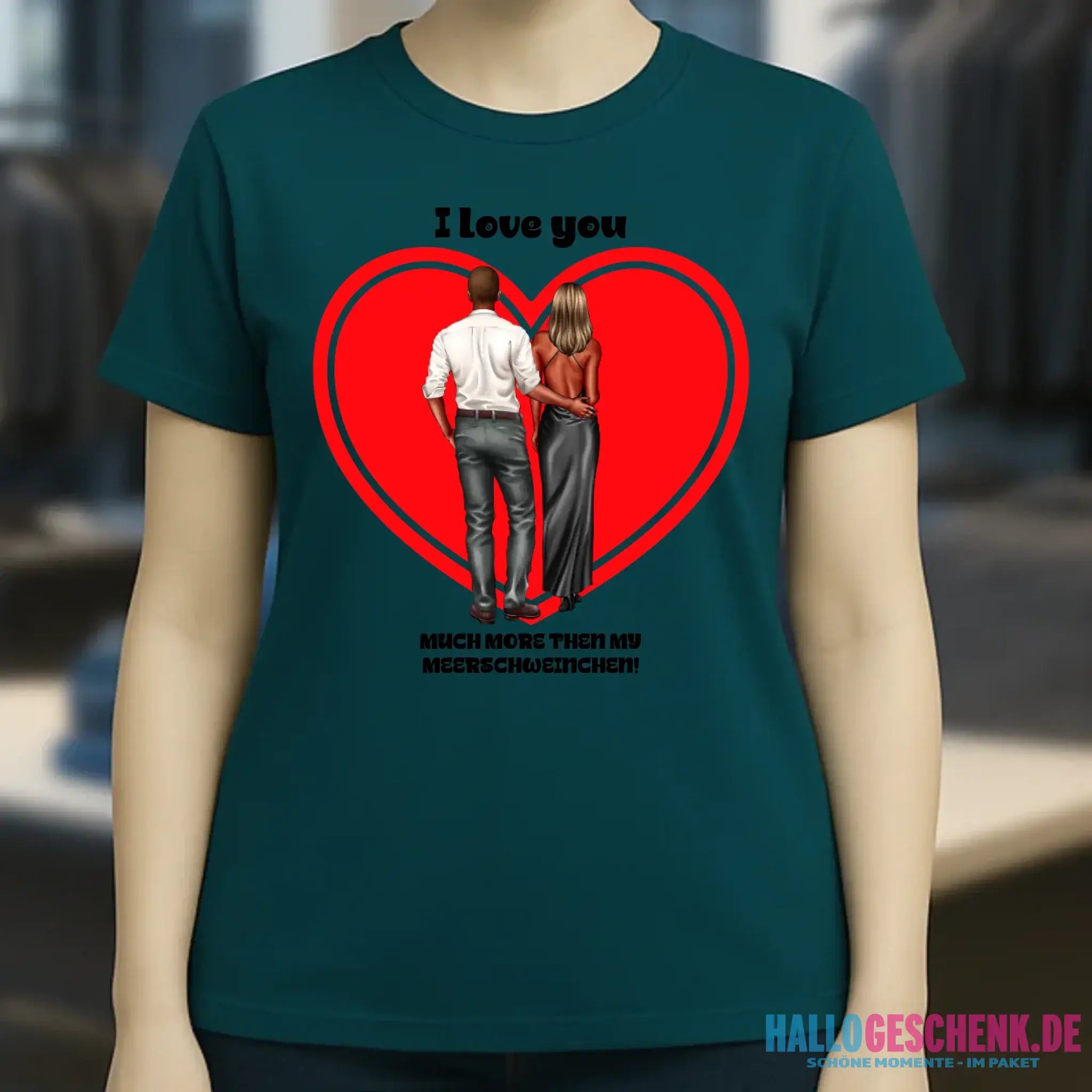 Paar Designer: Abendlook Couple - Ladies Premium T-Shirt XS-2XL aus Bio-Baumwolle für Damen