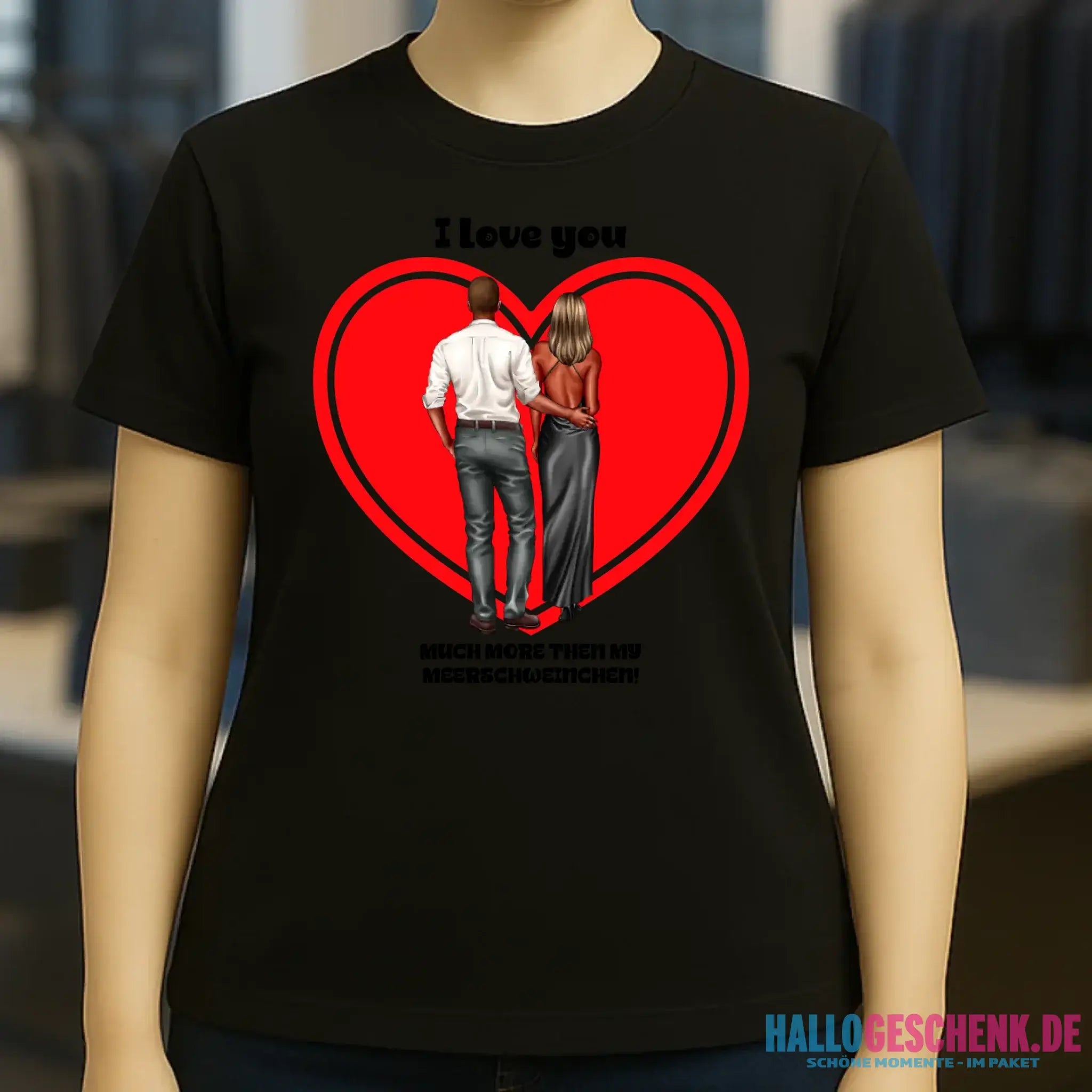Paar Designer: Abendlook Couple - Ladies Premium T-Shirt XS-2XL aus Bio-Baumwolle für Damen