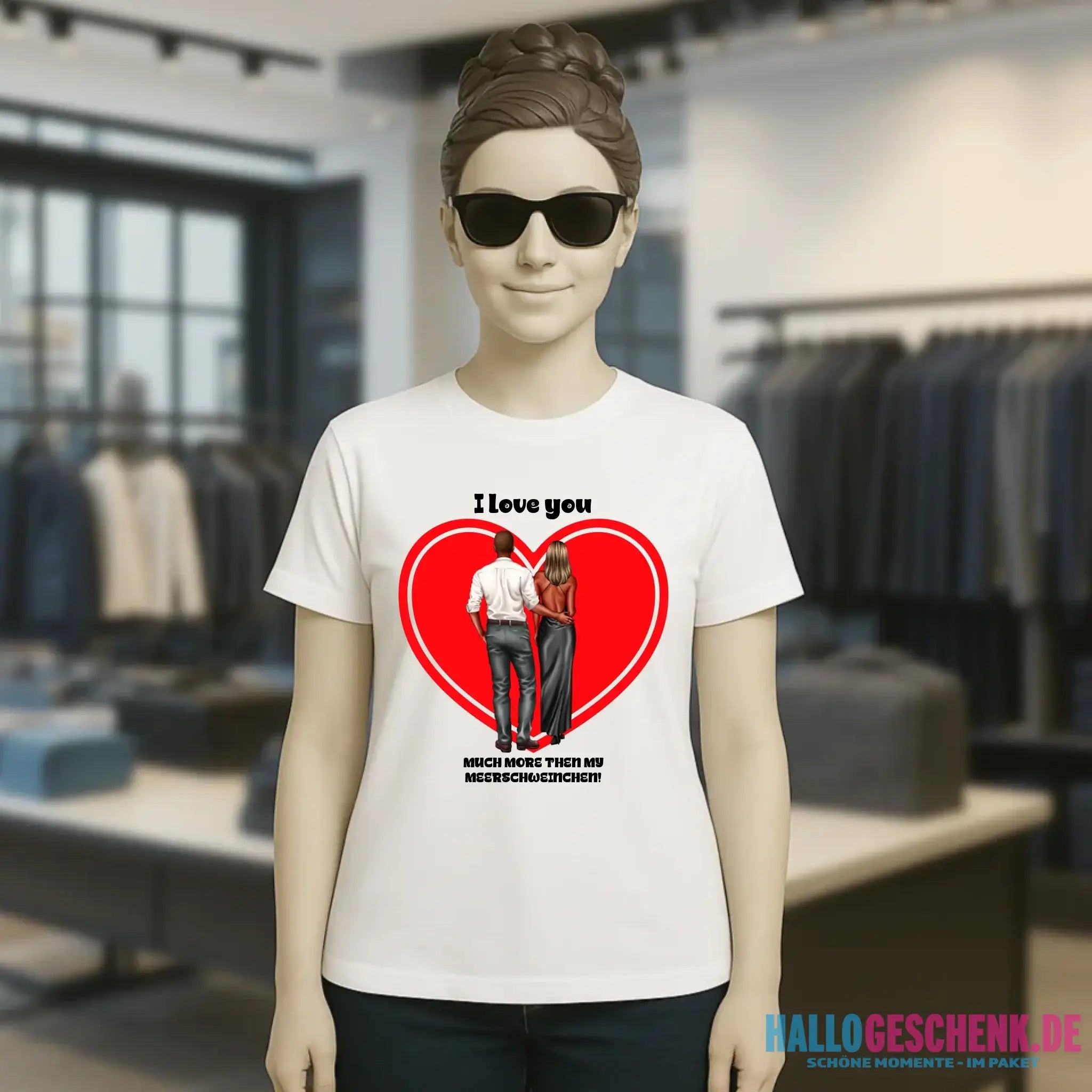 Paar Designer: Abendlook Couple - Ladies Premium T-Shirt XS-2XL aus Bio-Baumwolle für Damen