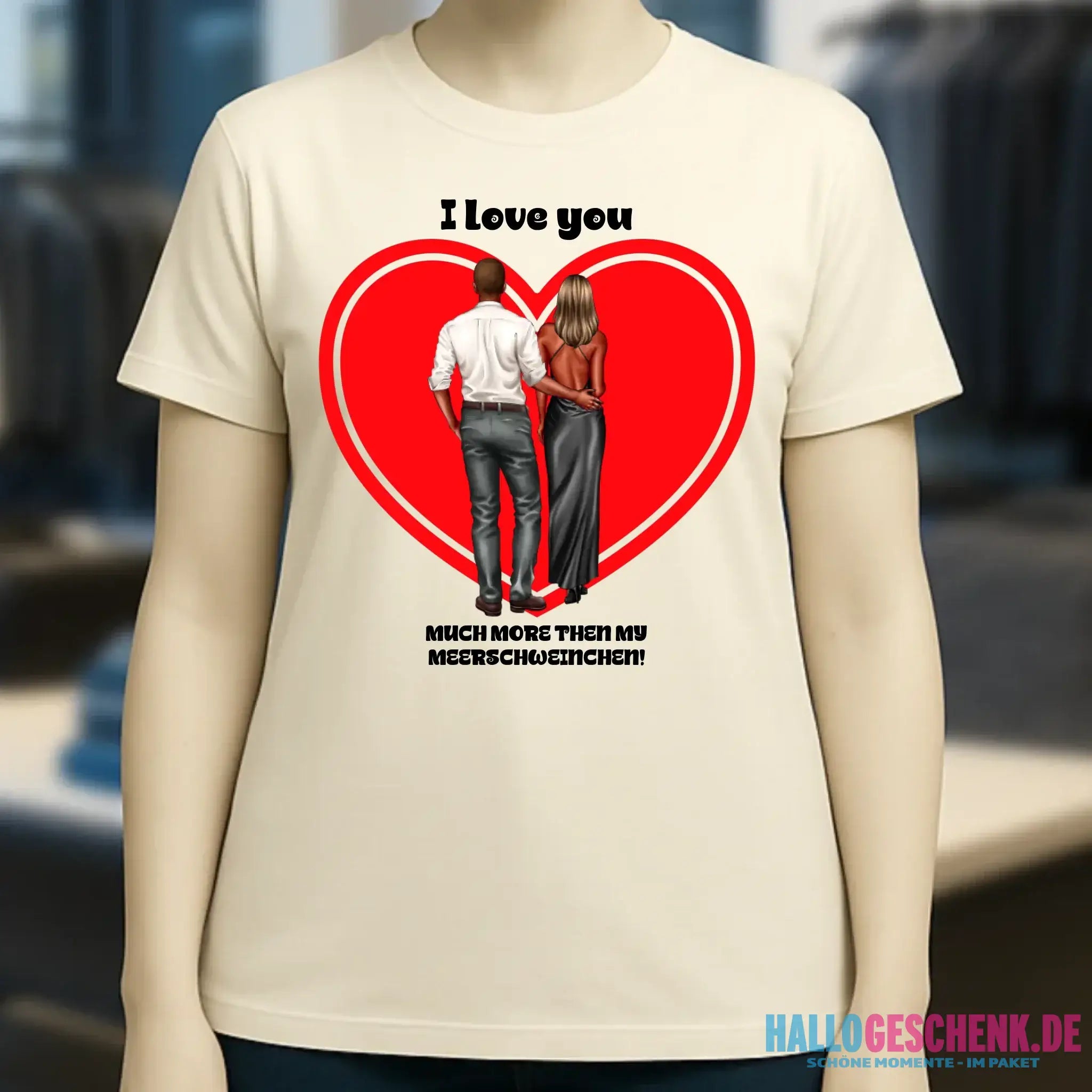 Paar Designer: Abendlook Couple - Ladies Premium T-Shirt XS-2XL aus Bio-Baumwolle für Damen