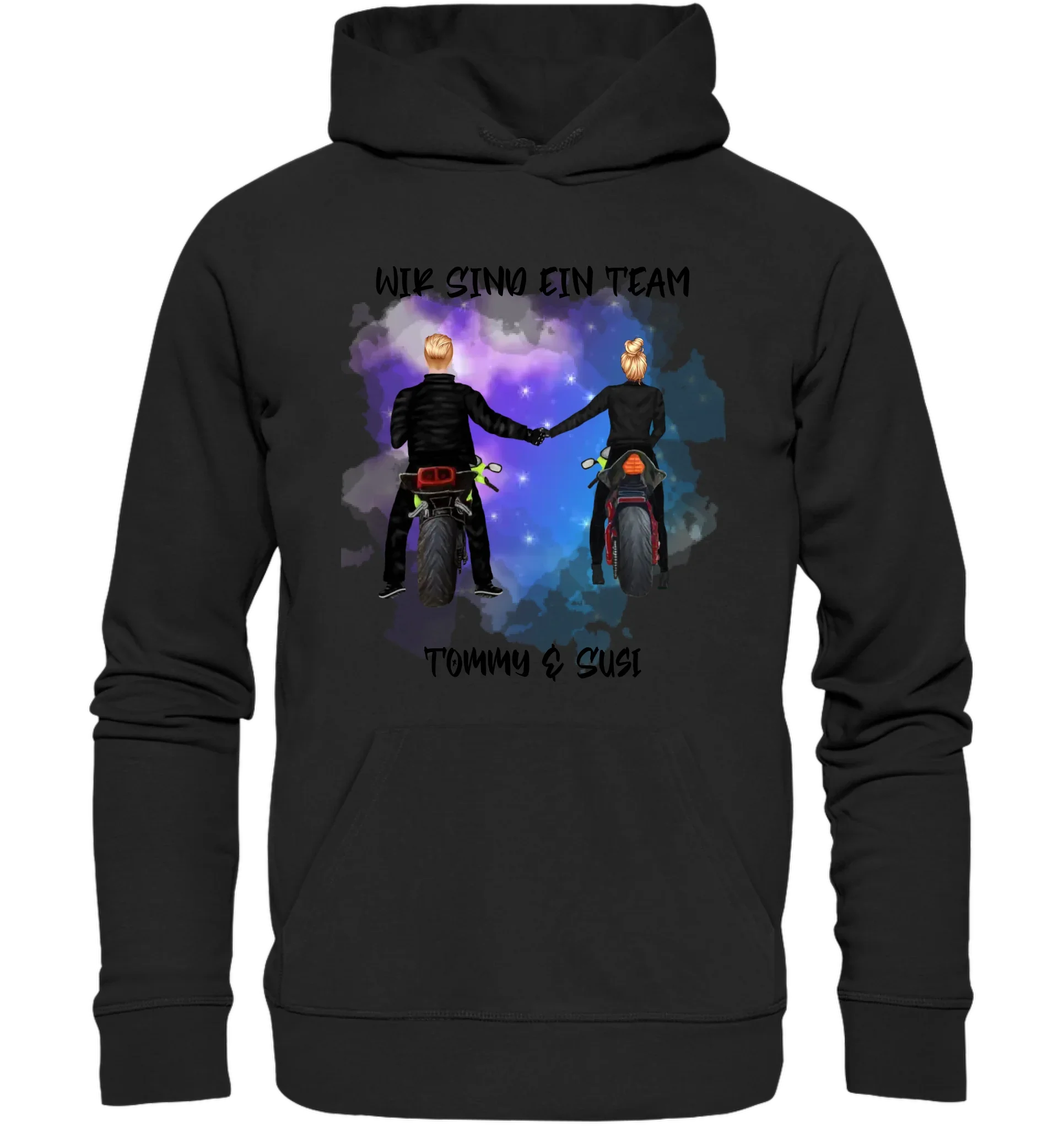 Paar-Designer: Motorrad Couple • mehrere Artikel • ’Statement-Collection’ • Wunschtext • personalisierte Figuren