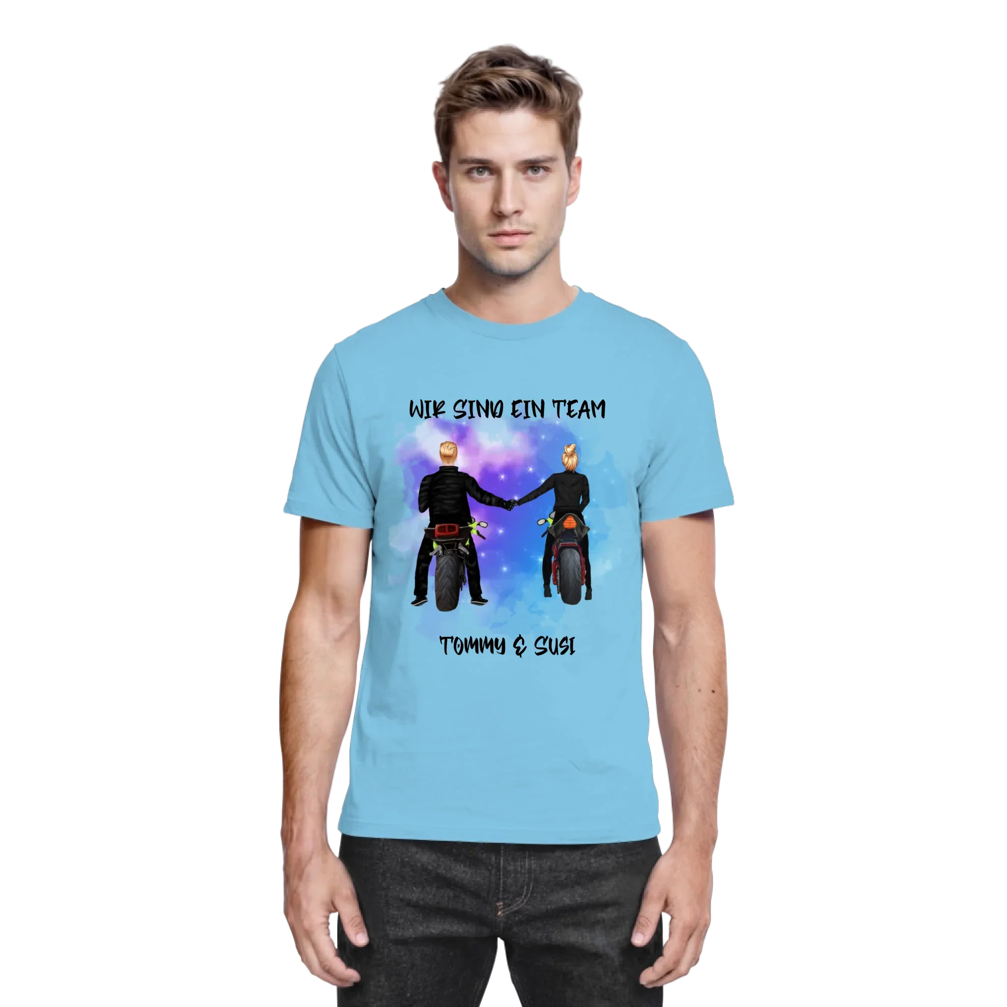 Paar-Designer: Motorrad Couple Straßenschild • mehrere Artikel • ’Statement-Collection’ • Wunschtext • personalisierte