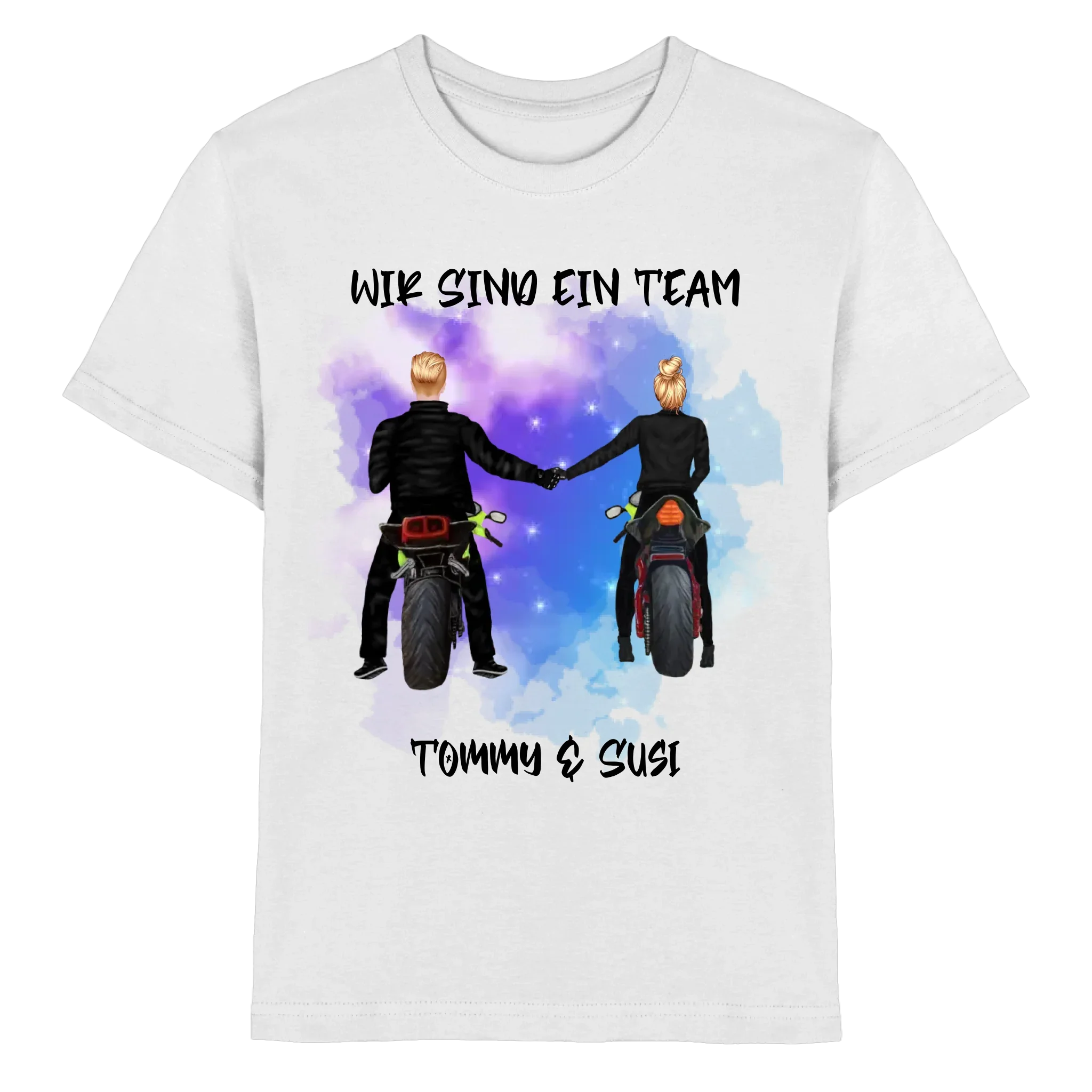 Paar-Designer: Motorrad Couple Straßenschild • mehrere Artikel • ’Statement-Collection’ • Wunschtext • personalisierte