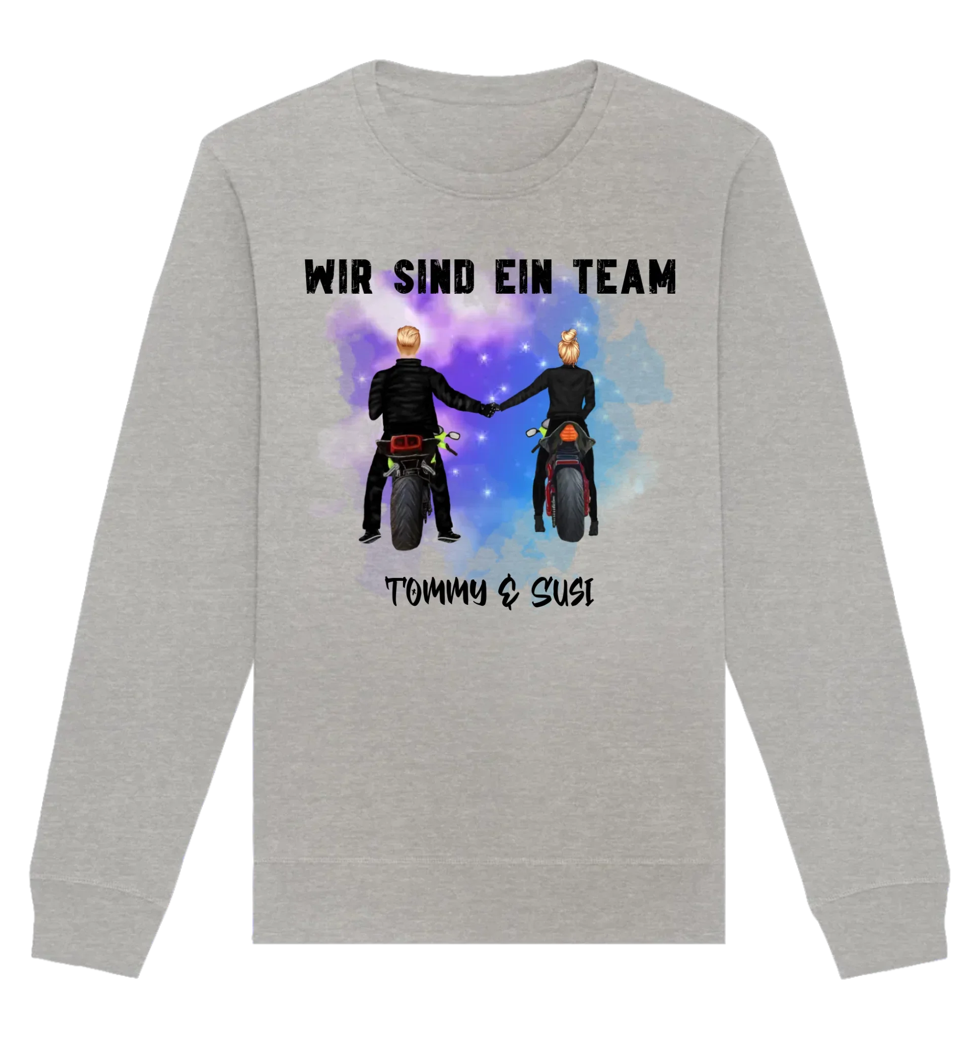 HalloGeschenk.de front-organic-basic-unisex-sweatshirt-c2c1c0-1116x
