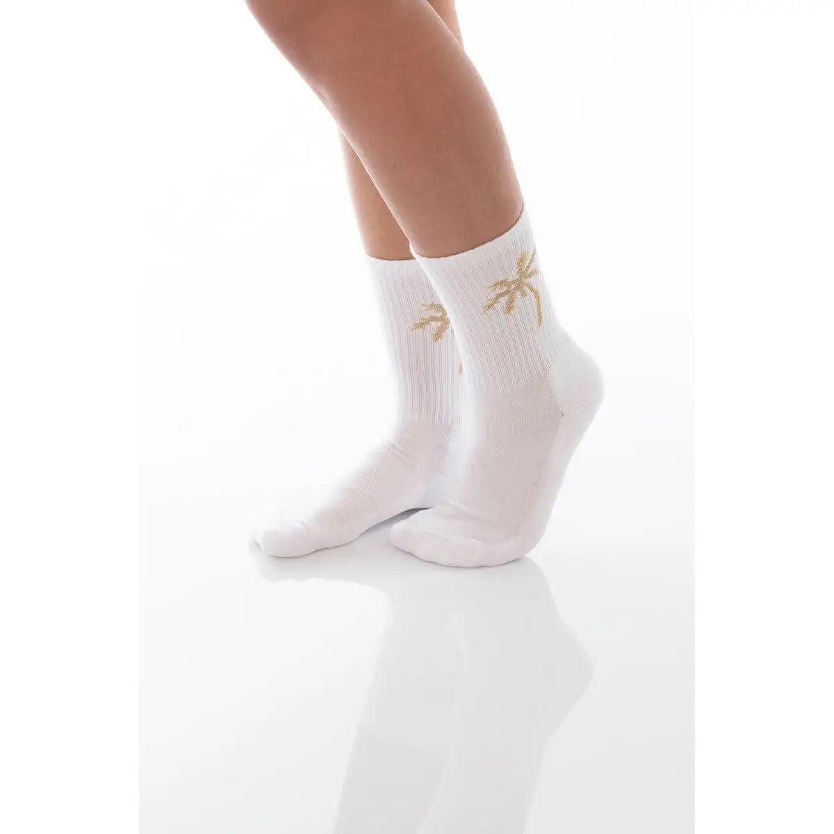 PALMITA - weiß/gold - Socken
