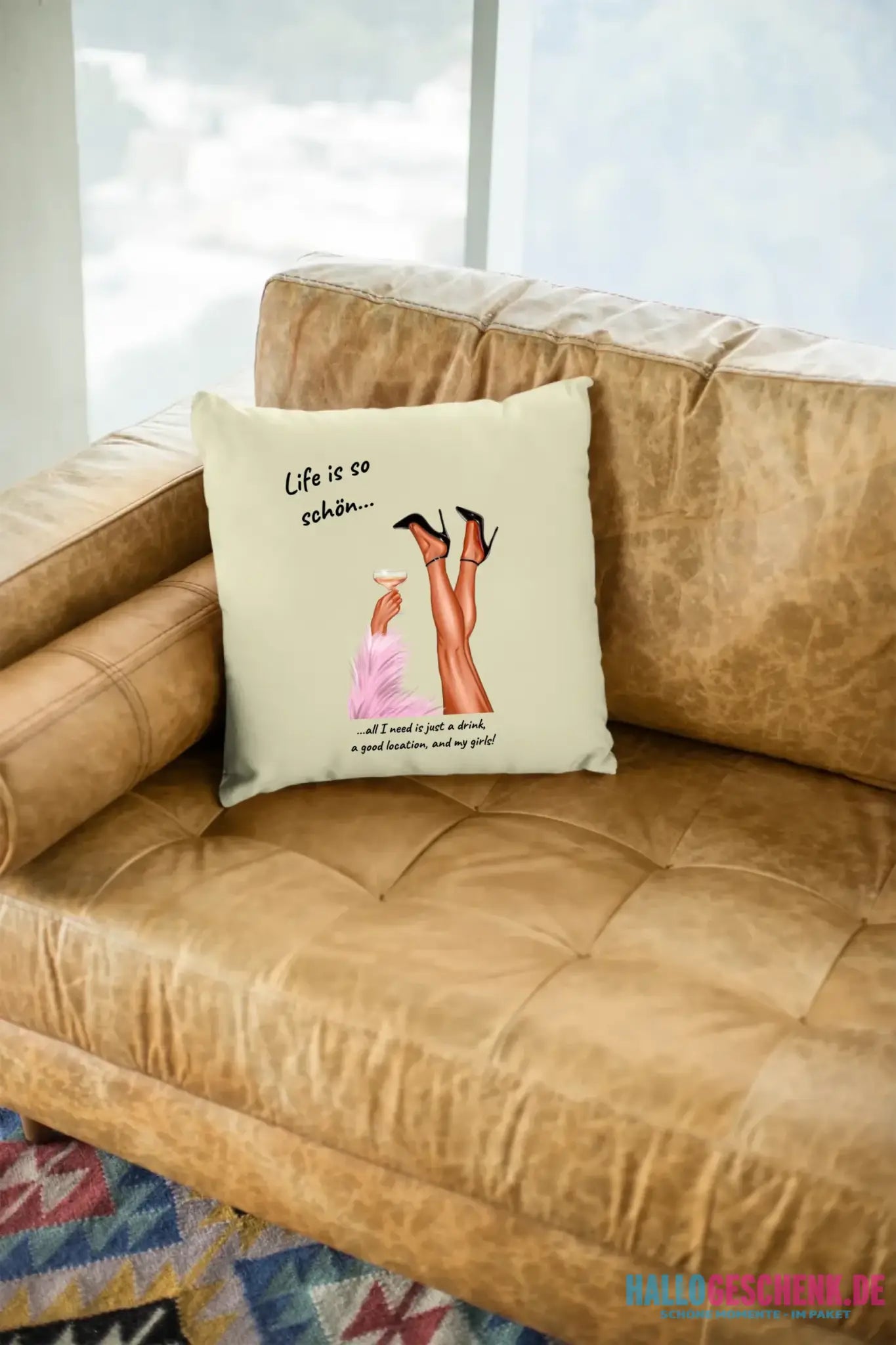 Party Legs personalisierbar - Kissen 40x40 cm