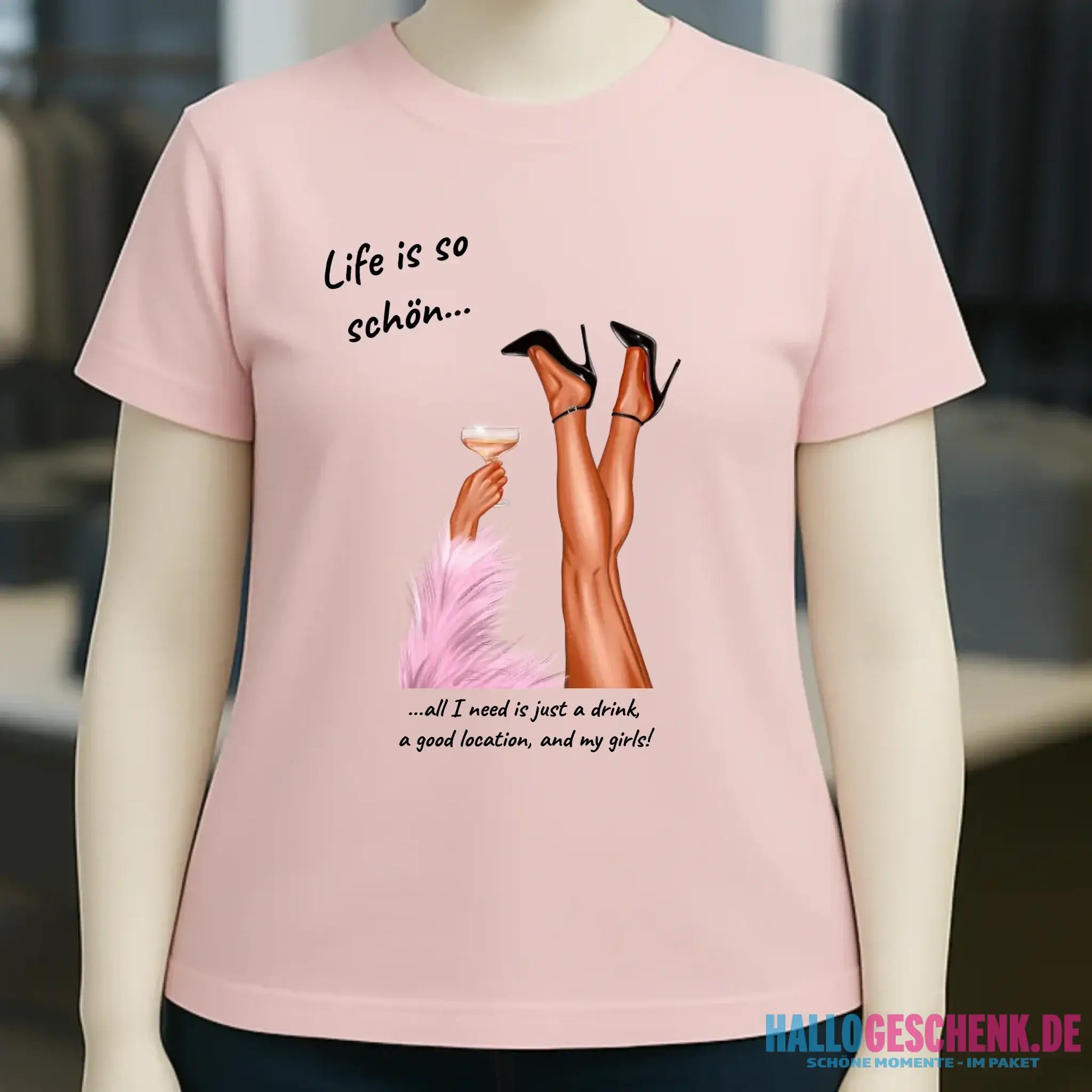 Party Legs personalisierbar - Ladies Premium T-Shirt XS-2XL aus Bio-Baumwolle für Damen