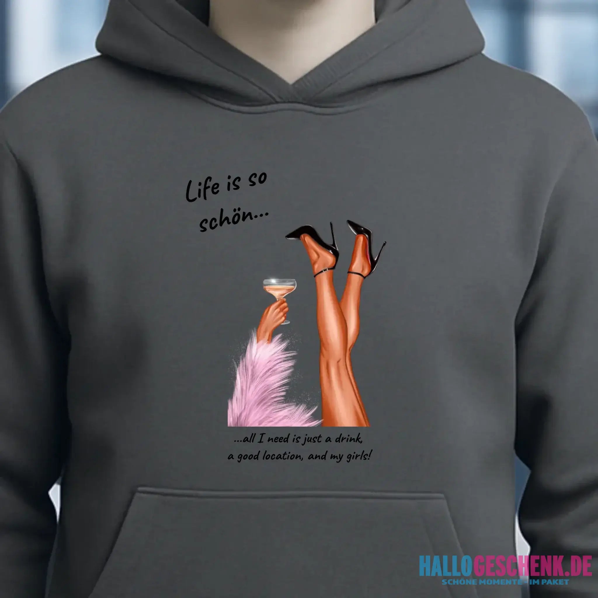 Party legs • Unisex Premium Hoodie XS-5XL aus Bio-Baumwolle für Damen & Herren • Exklusivdesign • personalisiert