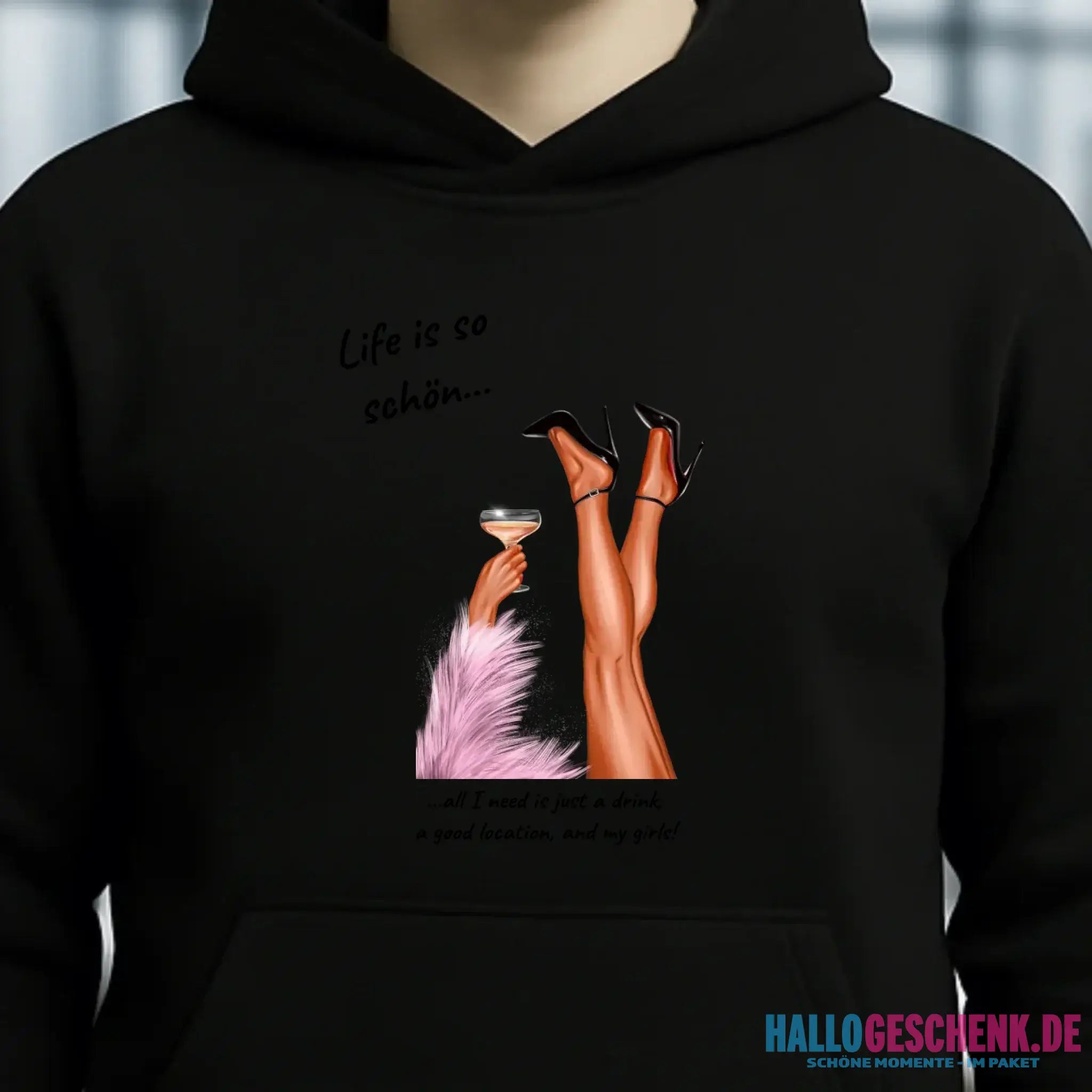 Party legs • Unisex Premium Hoodie XS-5XL aus Bio-Baumwolle für Damen & Herren • Exklusivdesign • personalisiert