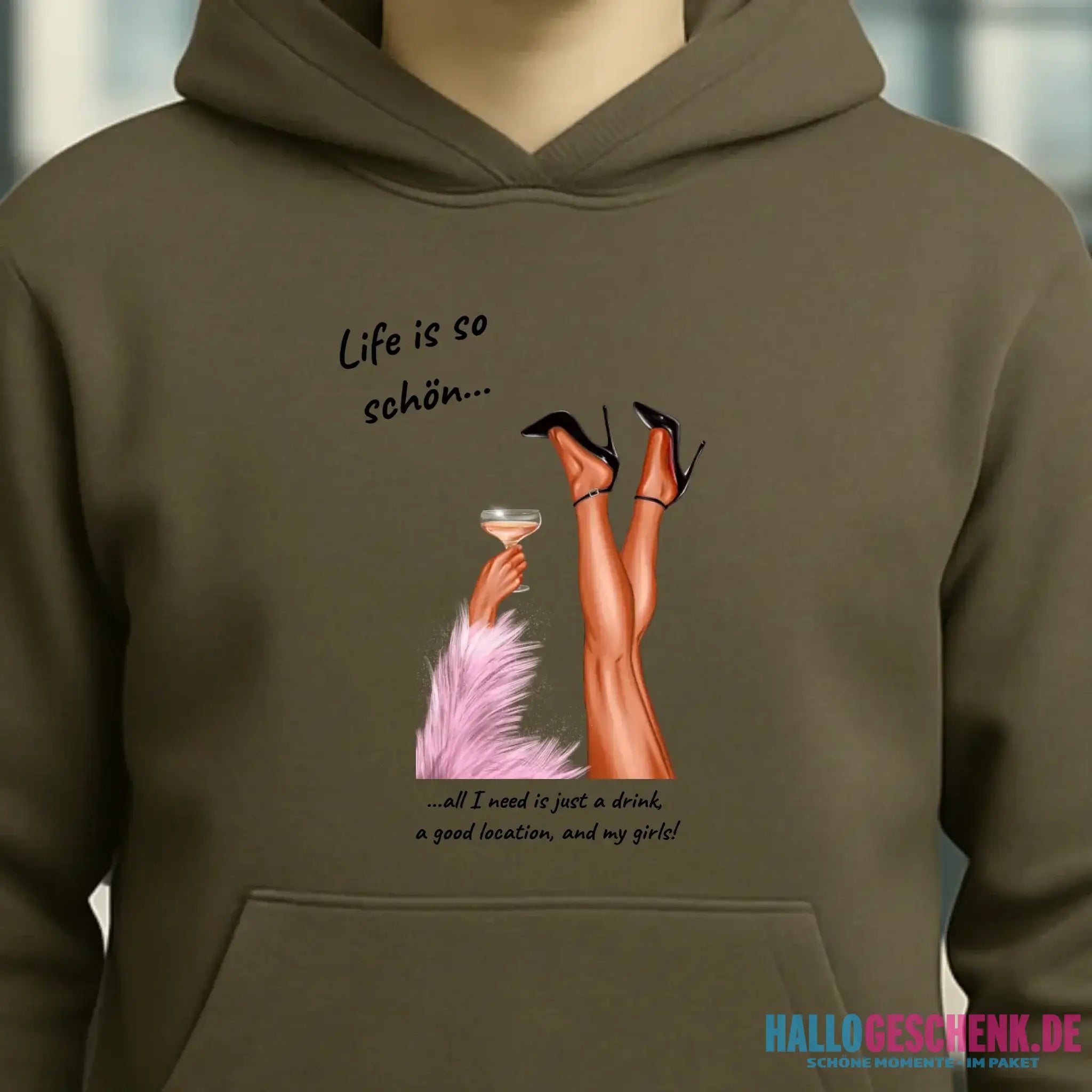 Party legs • Unisex Premium Hoodie XS-5XL aus Bio-Baumwolle für Damen & Herren • Exklusivdesign • personalisiert