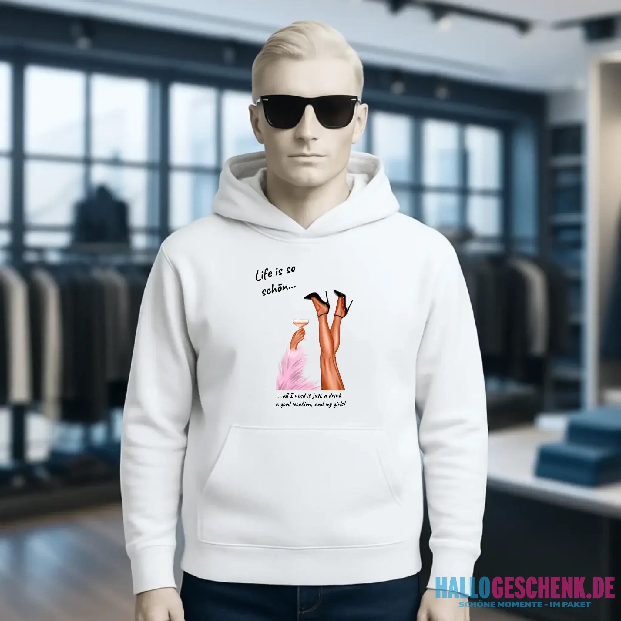 Party legs • Unisex Premium Hoodie XS-5XL aus Bio-Baumwolle für Damen & Herren • Exklusivdesign • personalisiert
