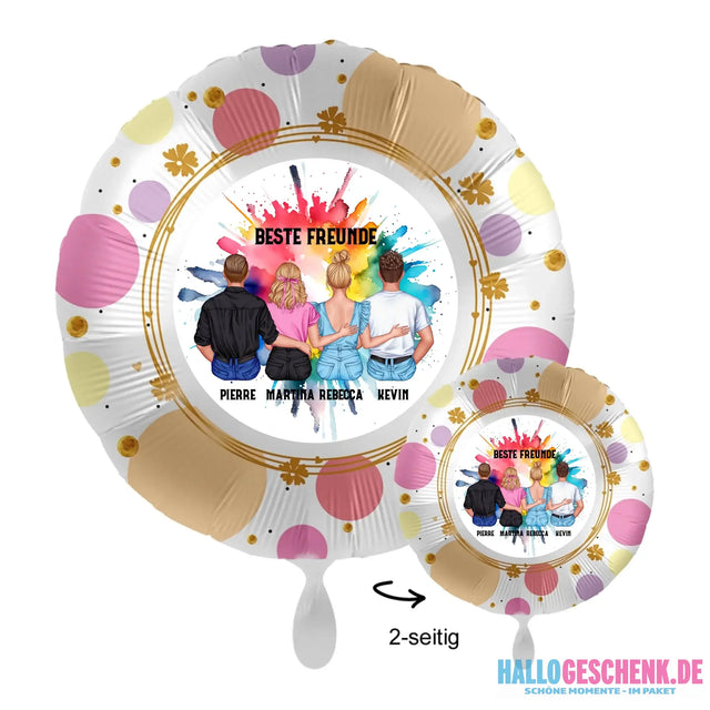 Personalisierbar: MIX Paare & Freunde • 43cm Luftballon - Customizer
