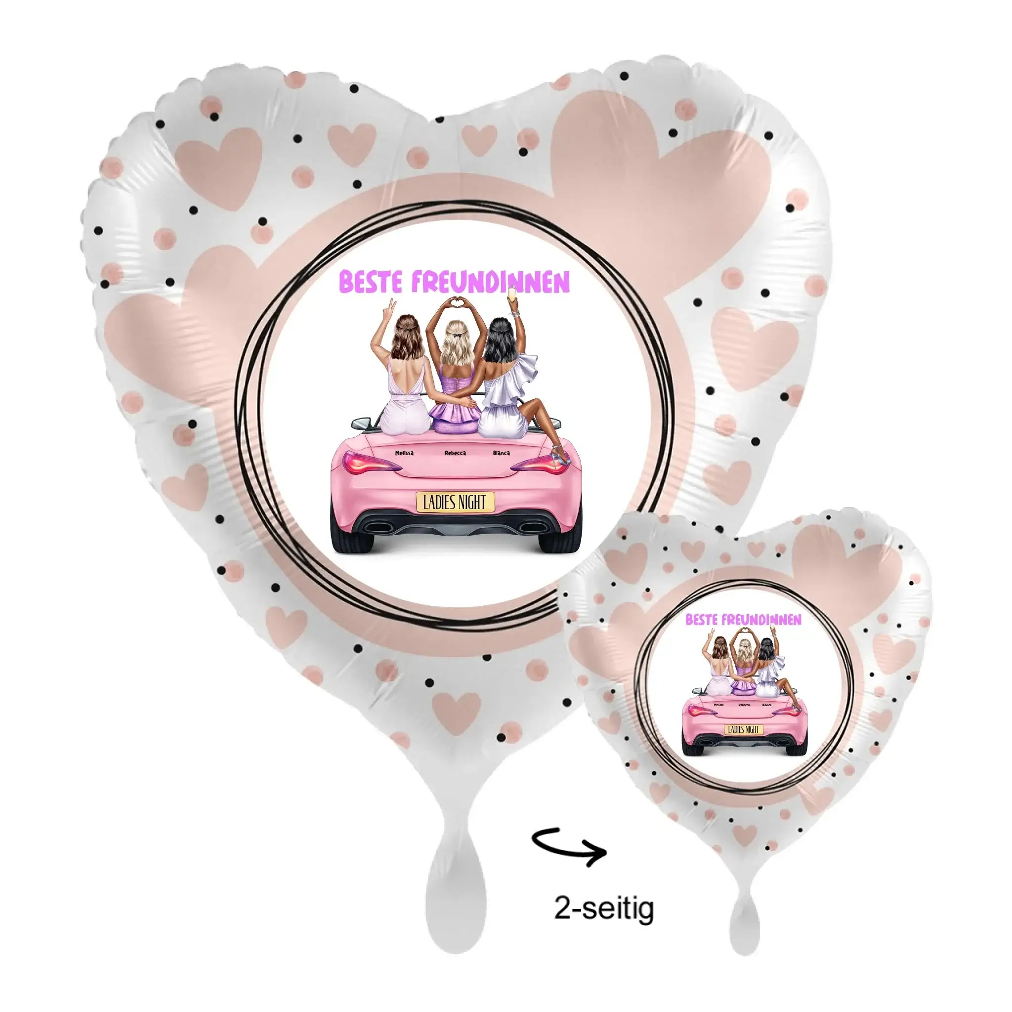 Personalisierbar: Vegas Girls • 43cm Luftballon