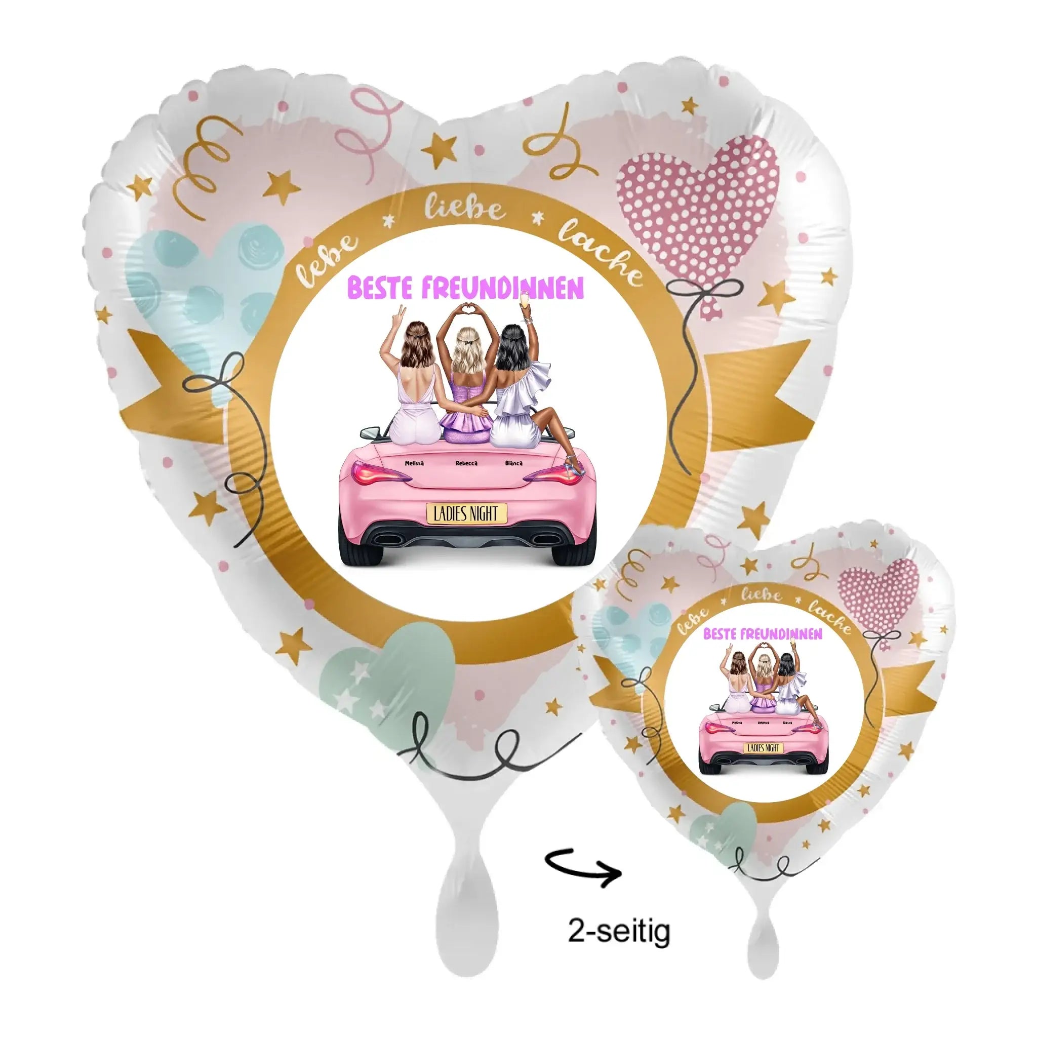 Personalisierbar: Vegas Girls • 43cm Luftballon