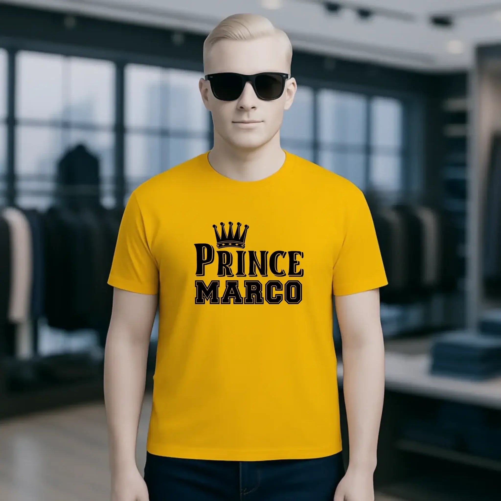 PRINCE + WUNSCHNAME • Unisex Premium T-Shirt XS-5XL aus Bio-Baumwolle für Damen & Herren • Exklusivdesign • personalisiert