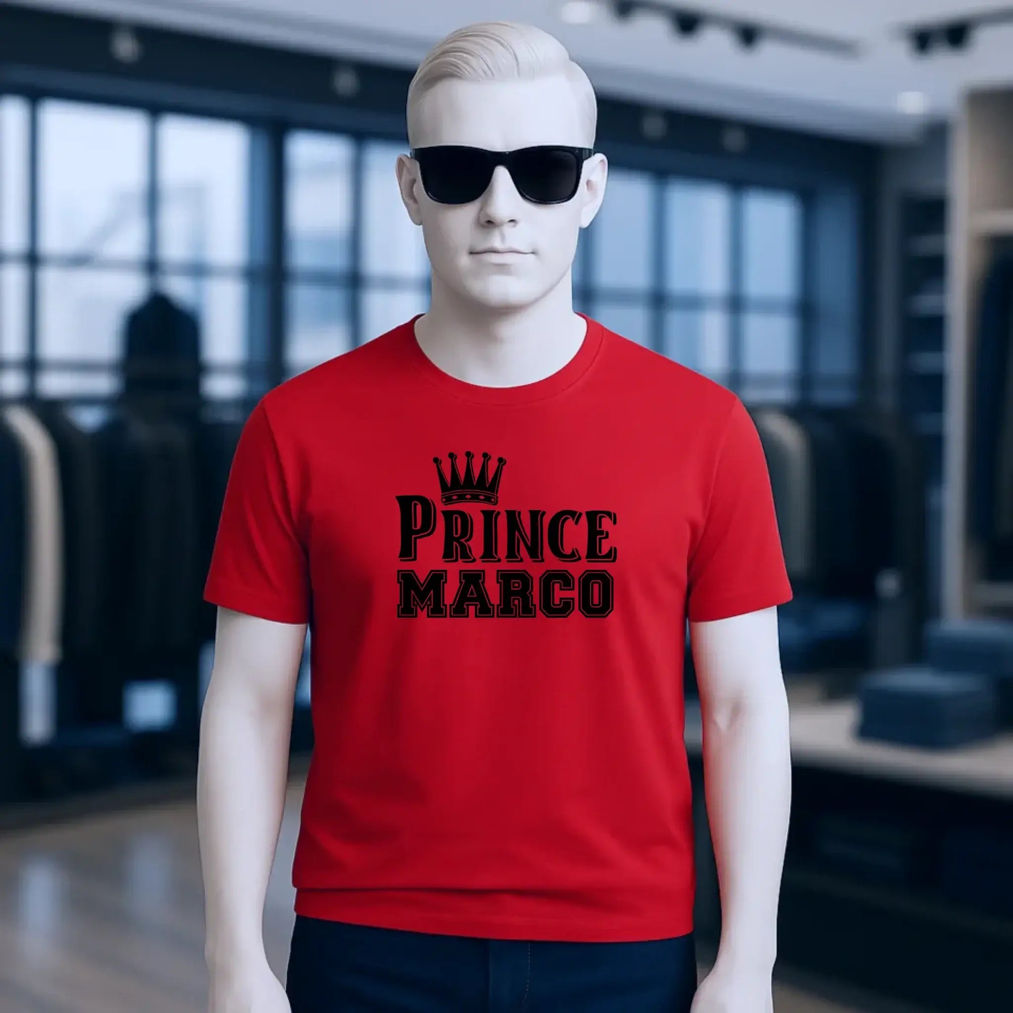 PRINCE + WUNSCHNAME • Unisex Premium T-Shirt XS-5XL aus Bio-Baumwolle für Damen & Herren • Exklusivdesign • personalisiert