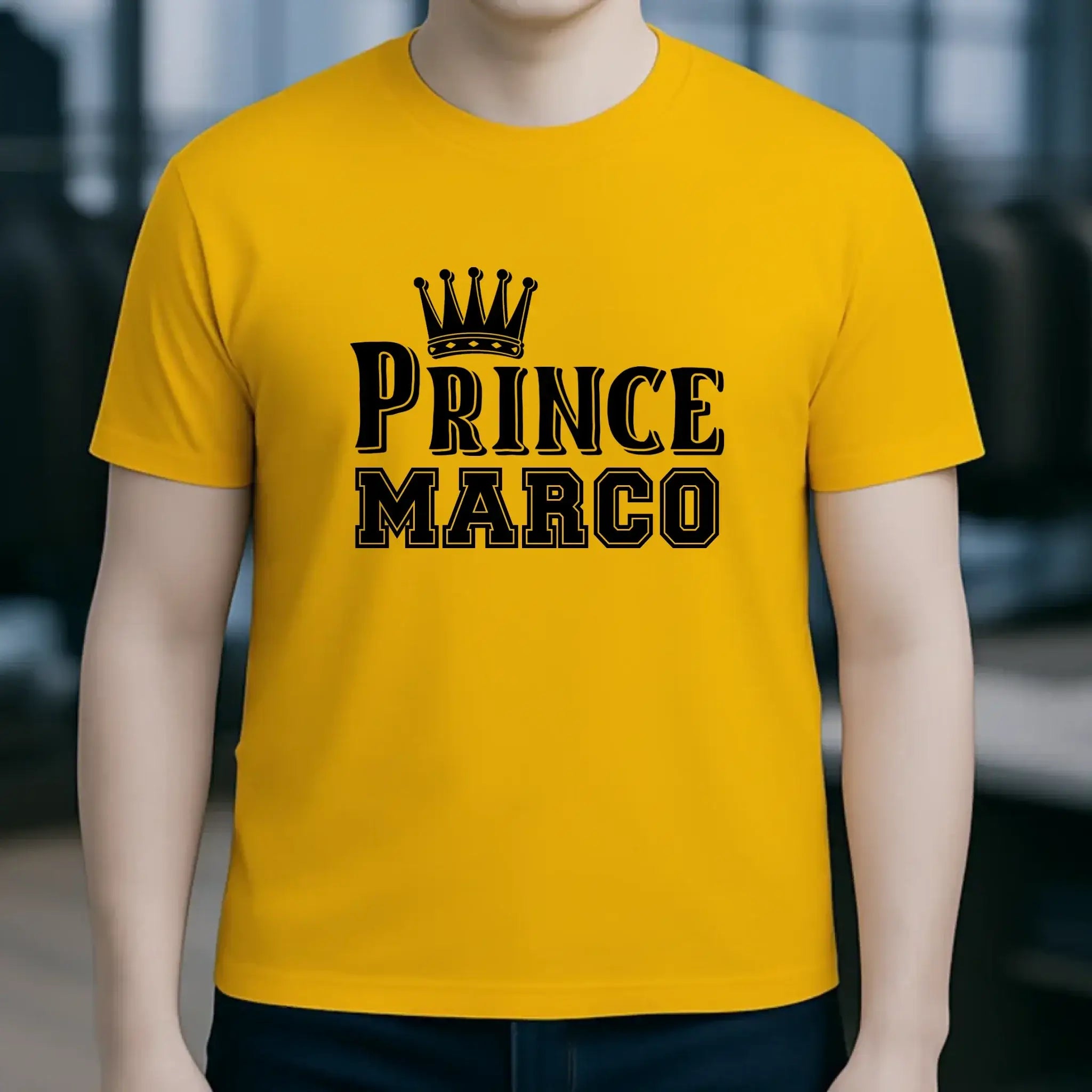 PRINCE + WUNSCHNAME • Unisex Premium T-Shirt XS-5XL aus Bio-Baumwolle für Damen & Herren • Exklusivdesign • personalisiert