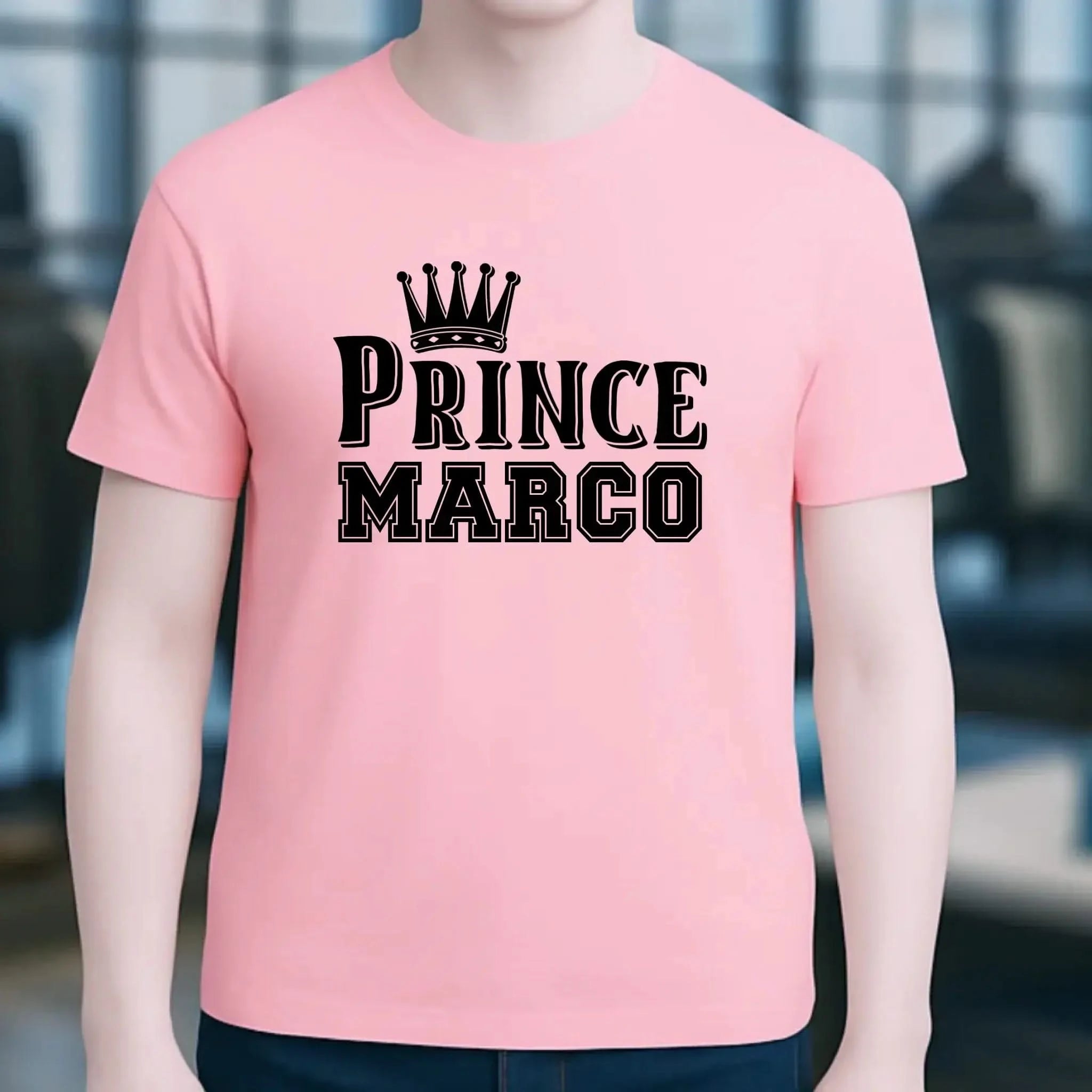 PRINCE + WUNSCHNAME • Unisex Premium T-Shirt XS-5XL aus Bio-Baumwolle für Damen & Herren • Exklusivdesign • personalisiert