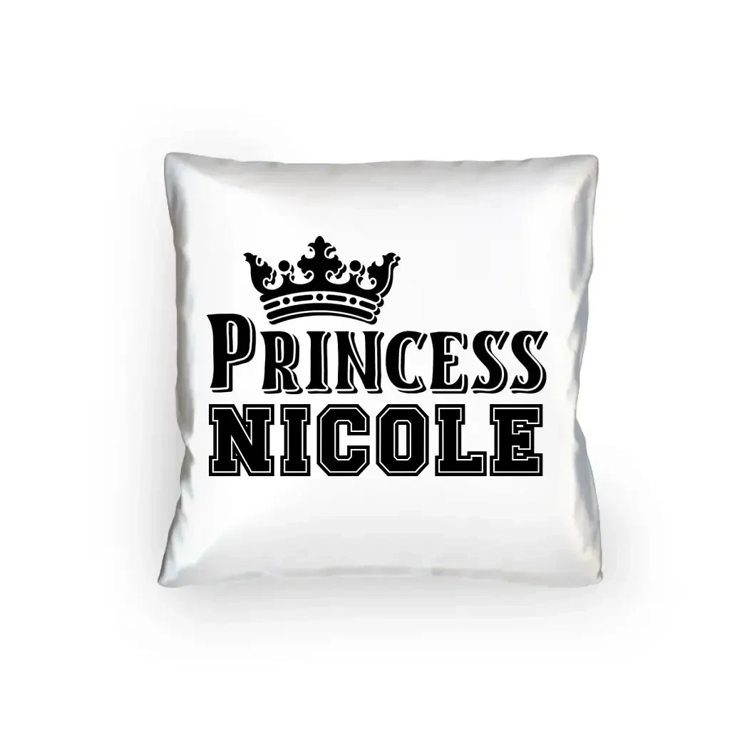 PRINCESS + WUNSCHNAME • Kissen 40x40 cm • Exklusivdesign • personalisiert