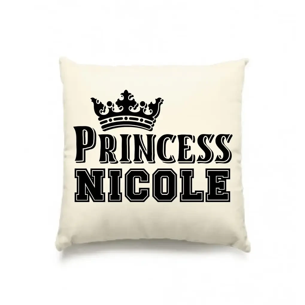PRINCESS + WUNSCHNAME • Kissen 40x40 cm • Exklusivdesign • personalisiert