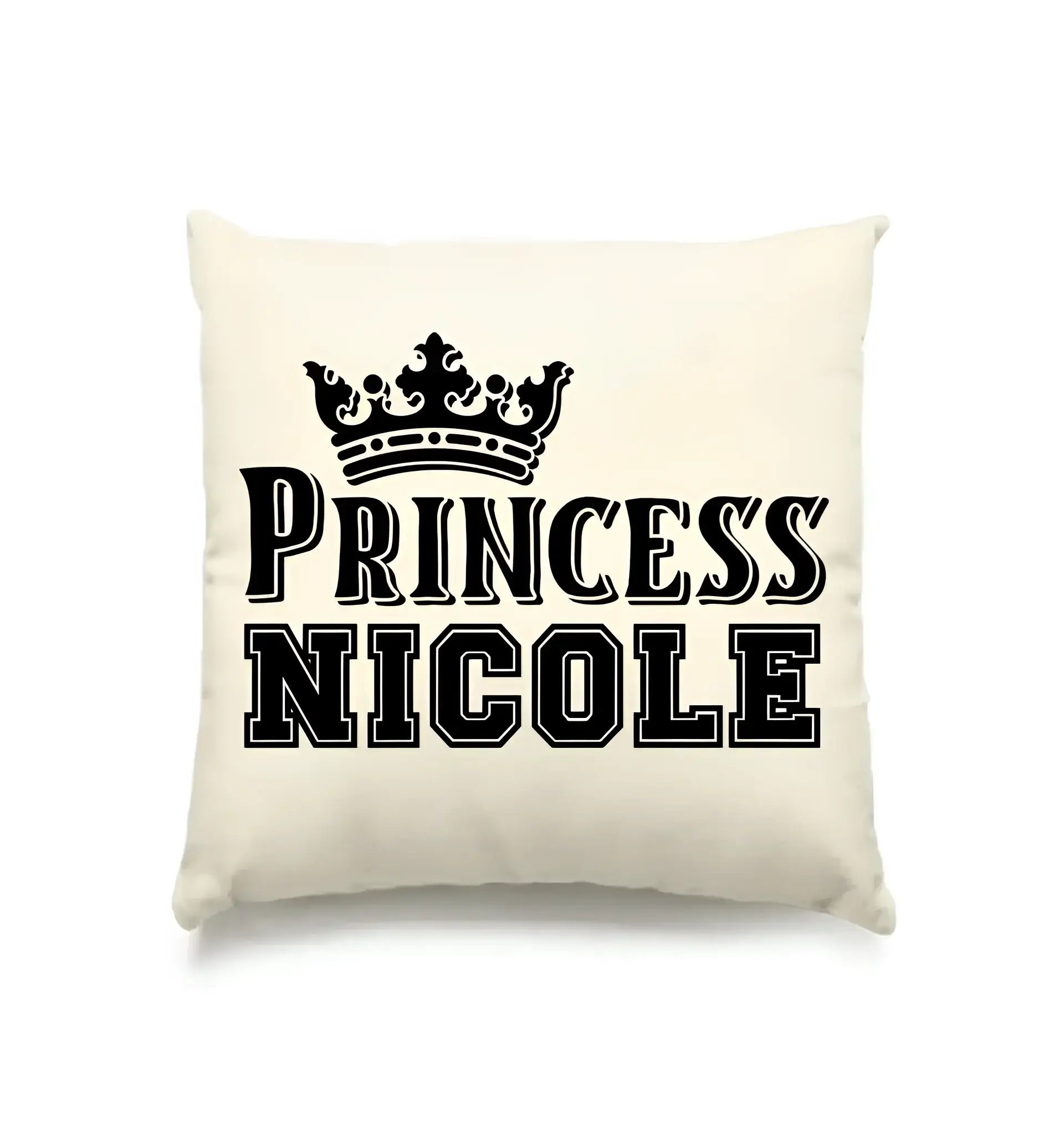 PRINCESS + WUNSCHNAME • Kissen 40x40 cm • Exklusivdesign • personalisiert