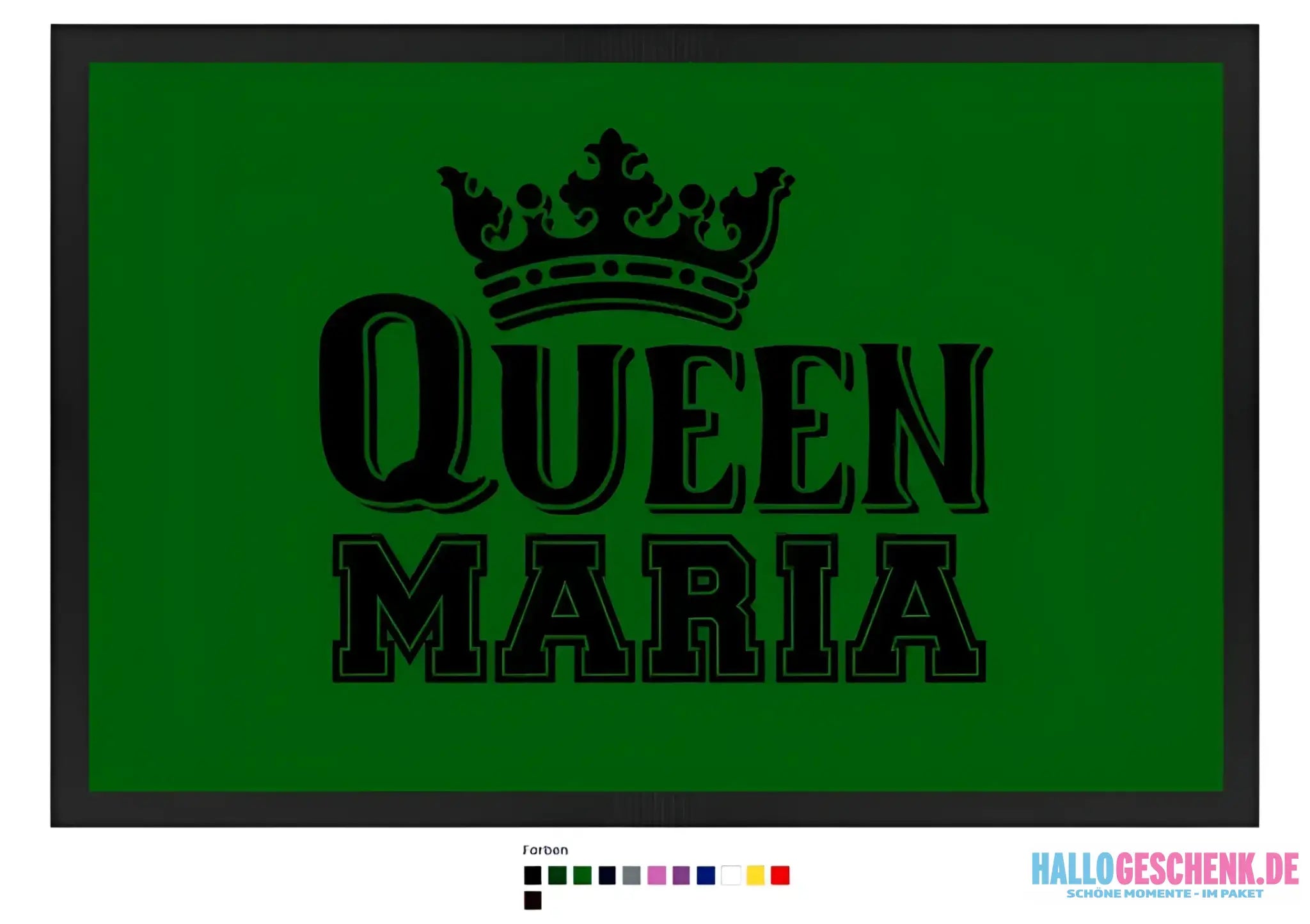 QUEEN + WUNSCHNAME • Fußmatte • Exklusivdesign • personalisiert