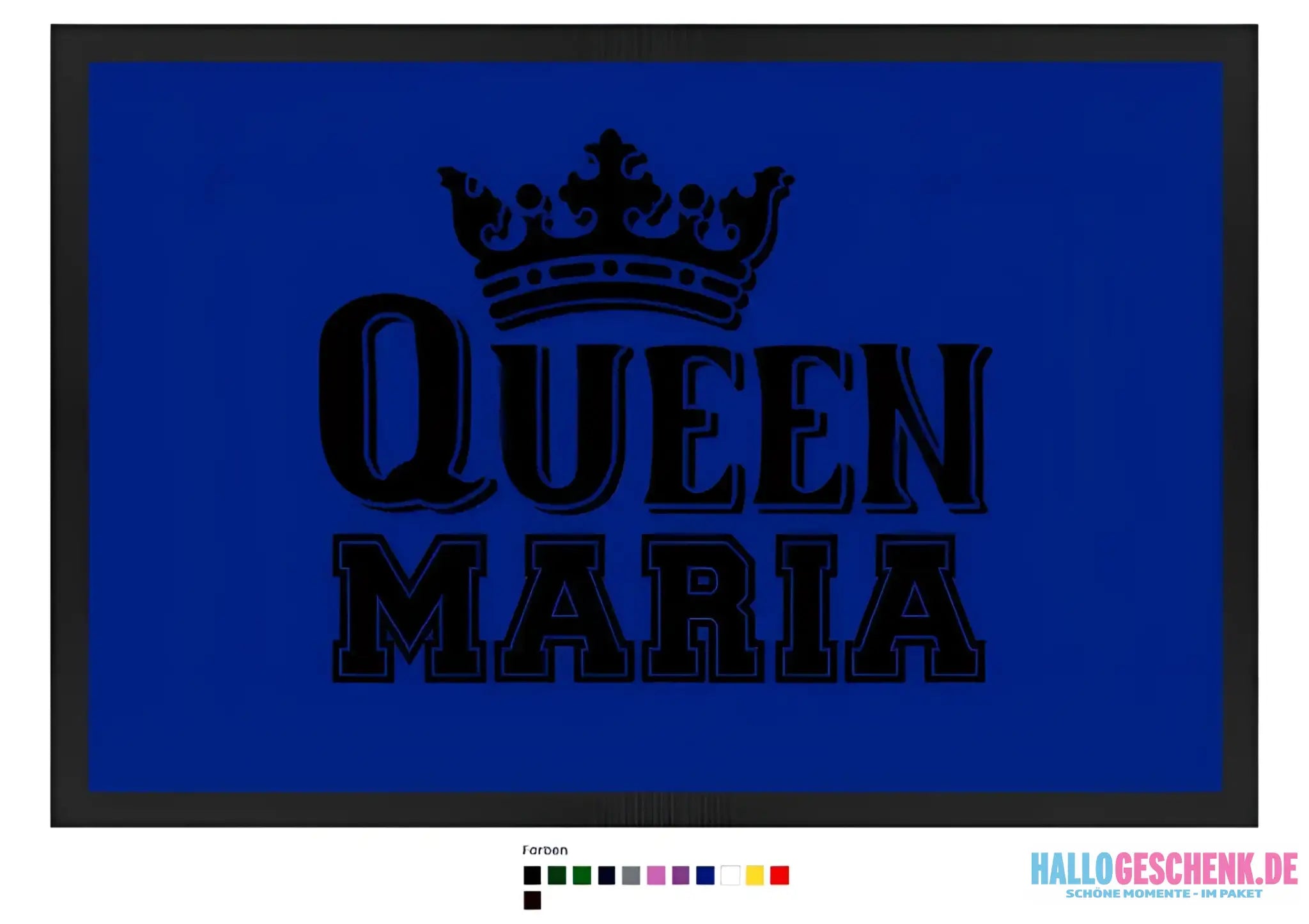 QUEEN + WUNSCHNAME • Fußmatte • Exklusivdesign • personalisiert