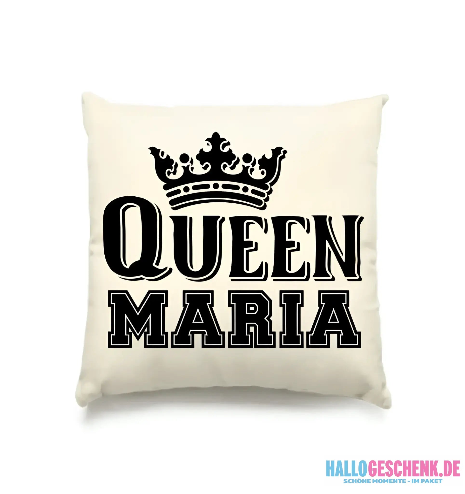 QUEEN + WUNSCHNAME • Kissen 40x40 cm • Exklusivdesign • personalisiert