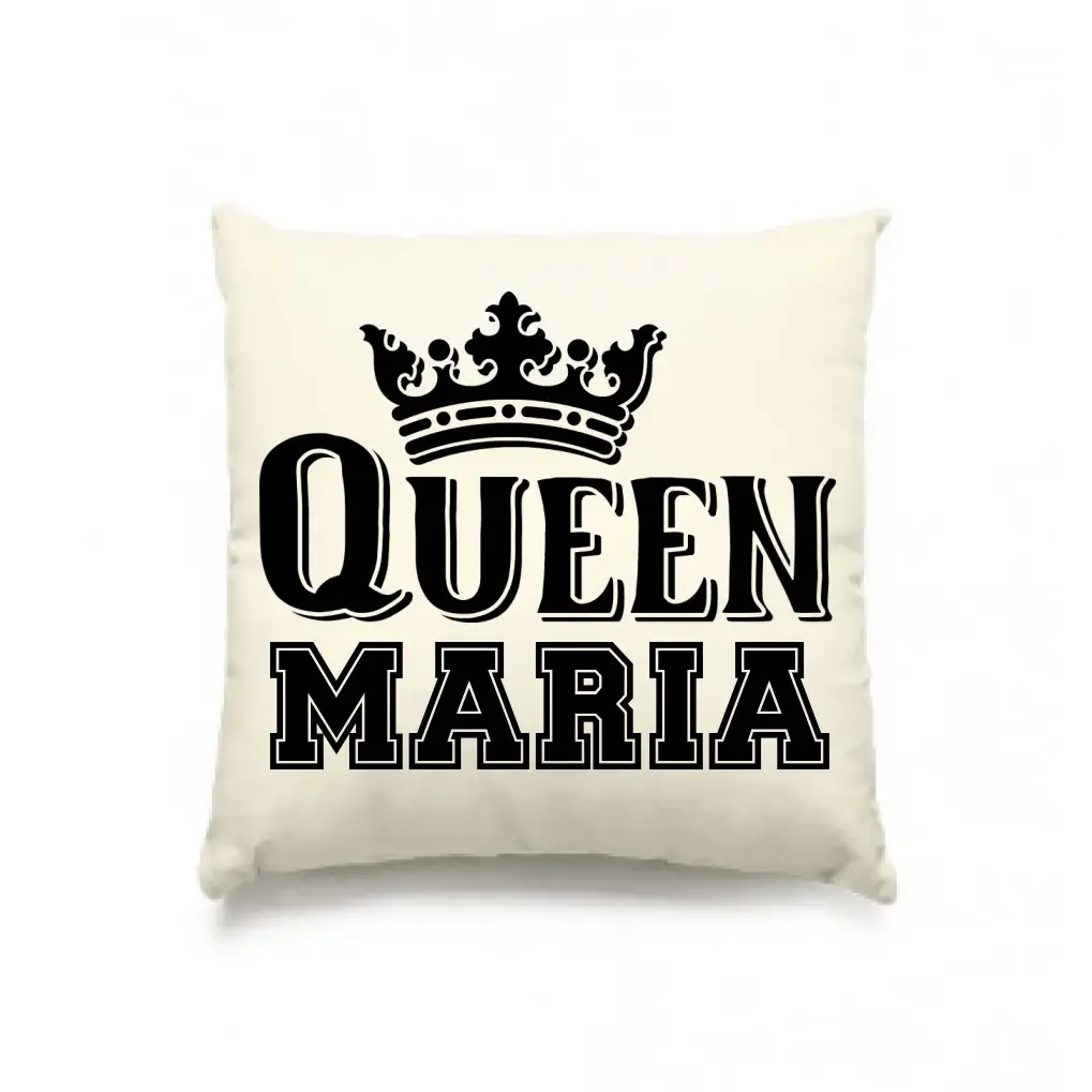 QUEEN + WUNSCHNAME • Kissen 40x40 cm • Exklusivdesign • personalisiert