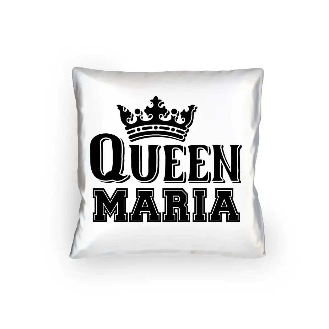 QUEEN + WUNSCHNAME • Kissen 40x40 cm • Exklusivdesign • personalisiert