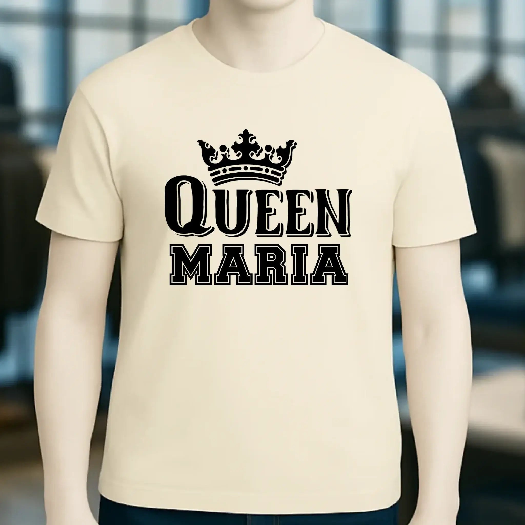 QUEEN + WUNSCHNAME • Unisex Premium T-Shirt XS-5XL aus Bio-Baumwolle für Damen & Herren • Exklusivdesign • personalisiert