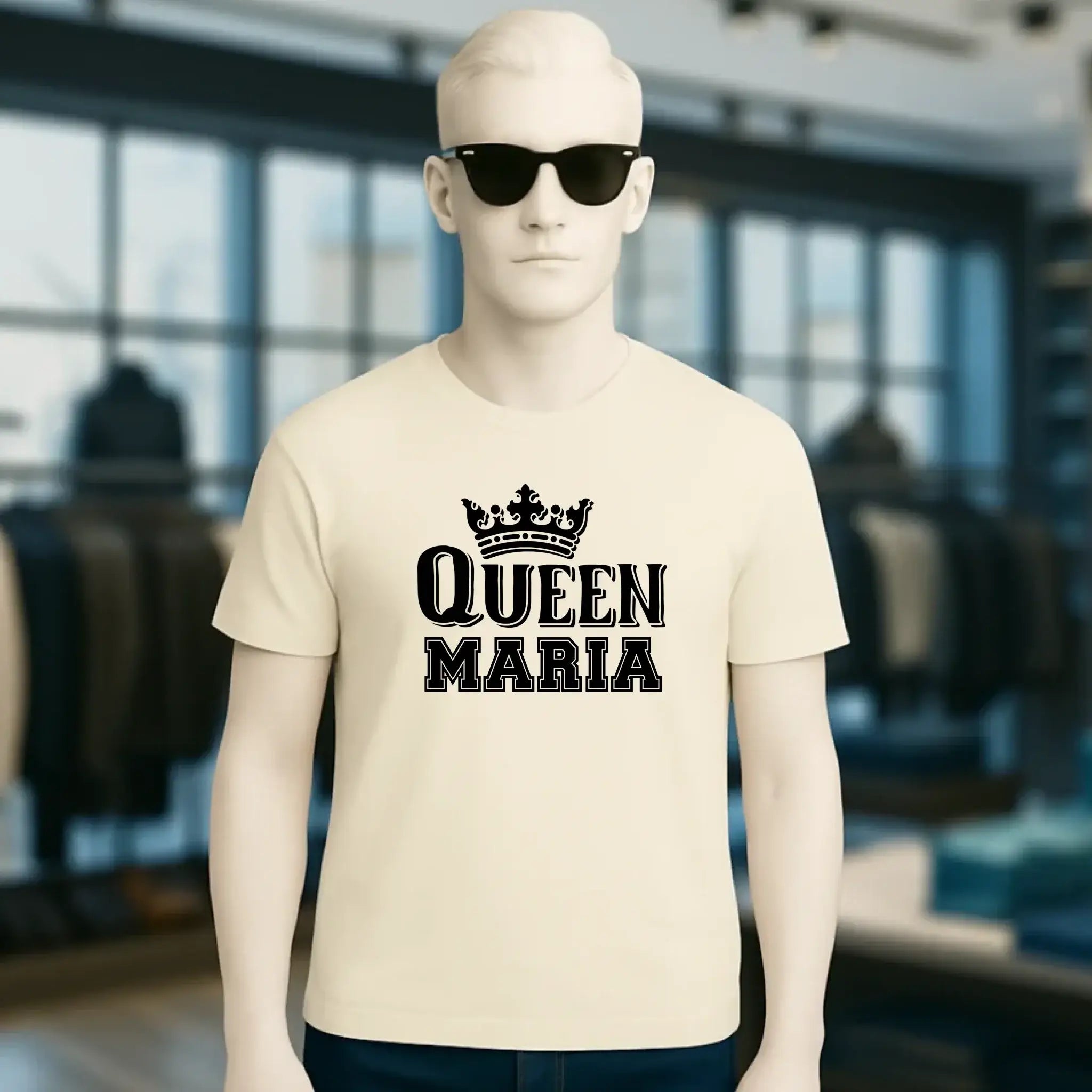 QUEEN + WUNSCHNAME • Unisex Premium T-Shirt XS-5XL aus Bio-Baumwolle für Damen & Herren • Exklusivdesign • personalisiert