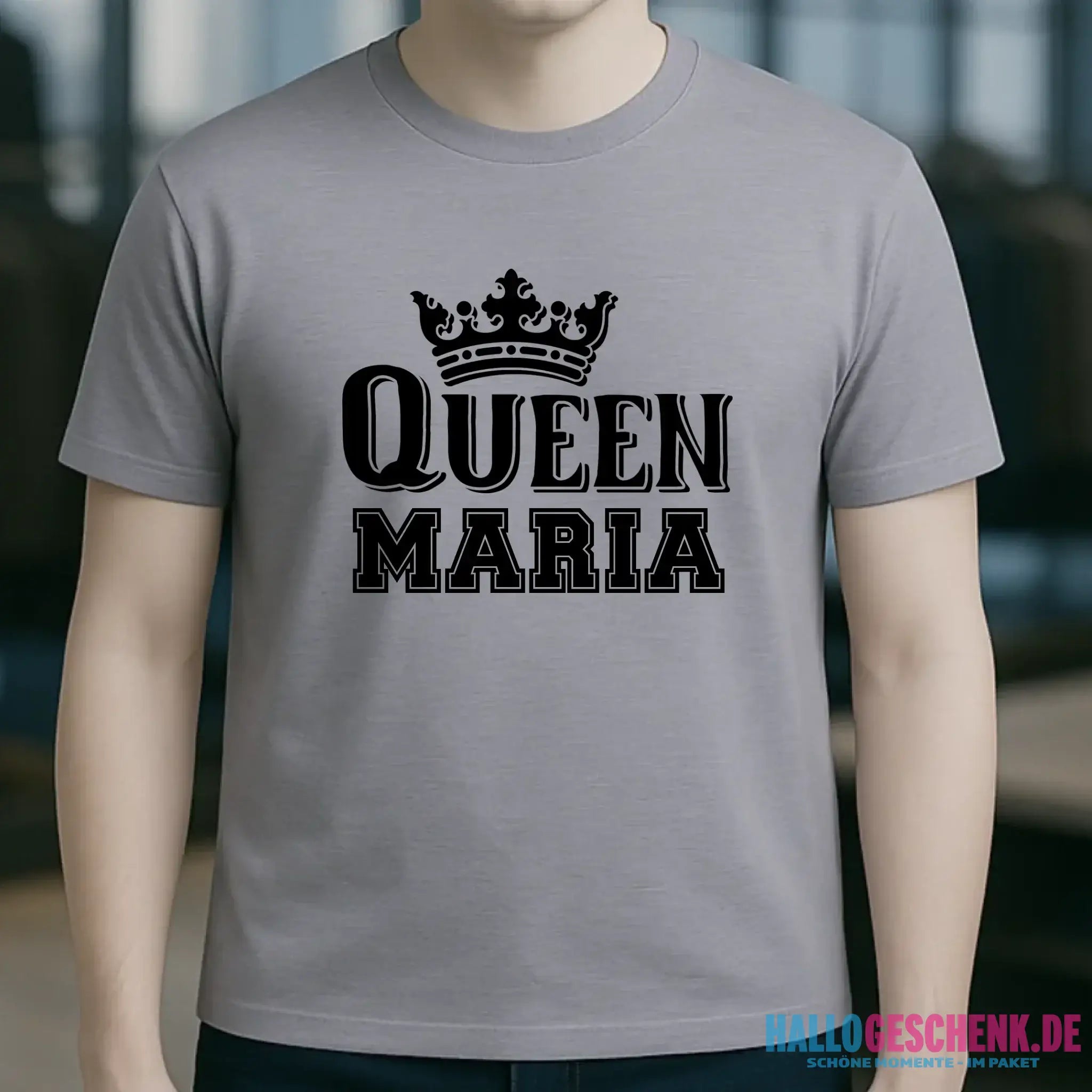 QUEEN + WUNSCHNAME • Unisex Premium T-Shirt XS-5XL aus Bio-Baumwolle für Damen & Herren • Exklusivdesign • personalisiert