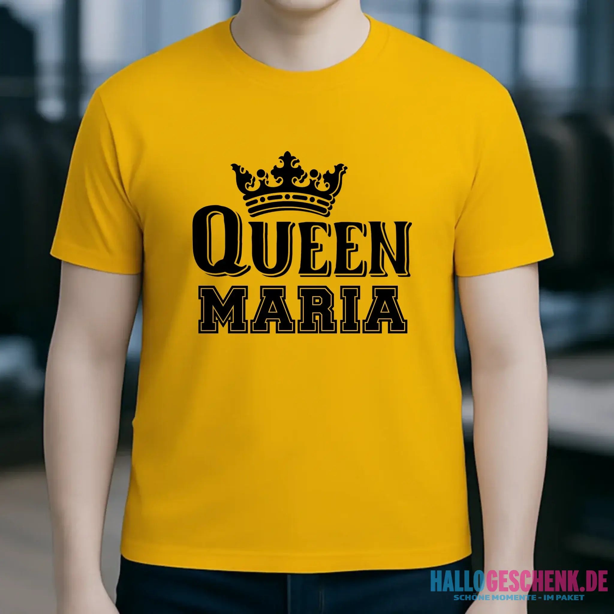 QUEEN + WUNSCHNAME • Unisex Premium T-Shirt XS-5XL aus Bio-Baumwolle für Damen & Herren • Exklusivdesign • personalisiert