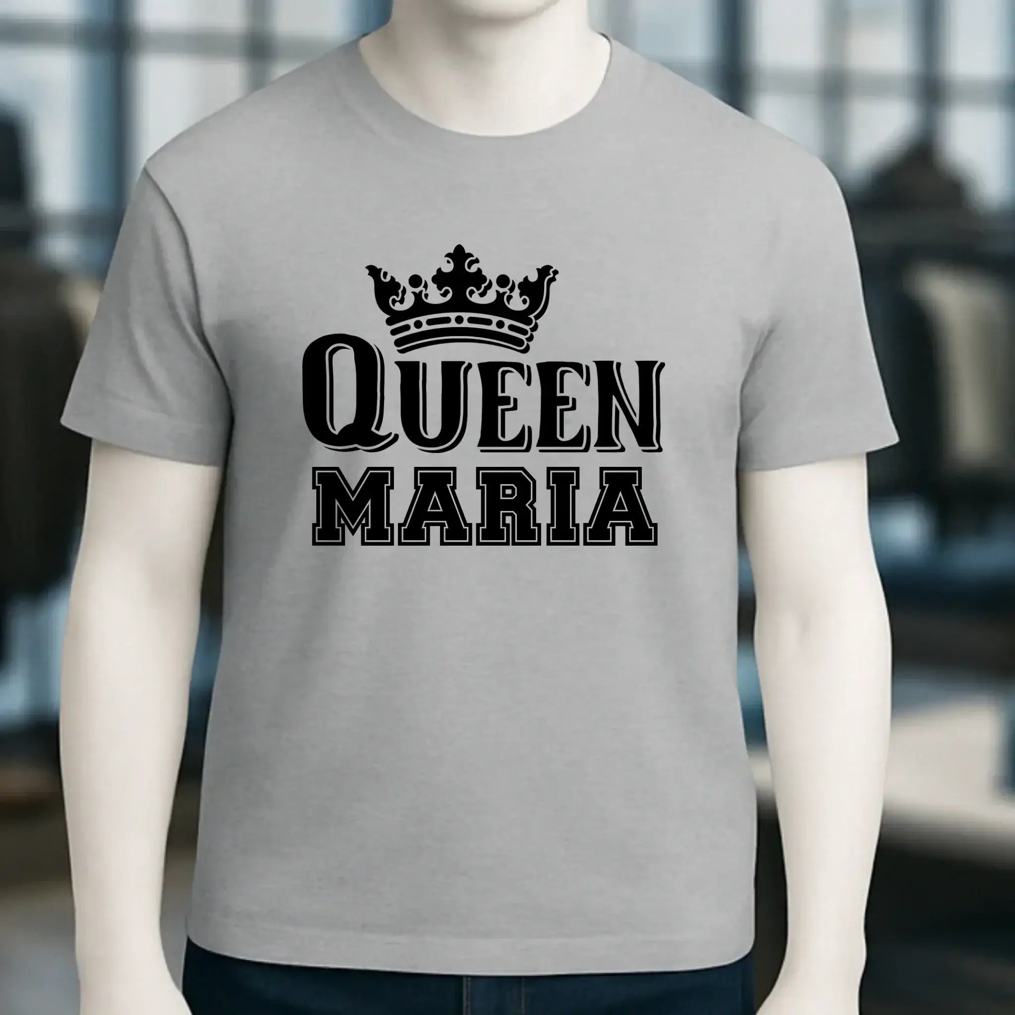 QUEEN + WUNSCHNAME • Unisex Premium T-Shirt XS-5XL aus Bio-Baumwolle für Damen & Herren • Exklusivdesign • personalisiert