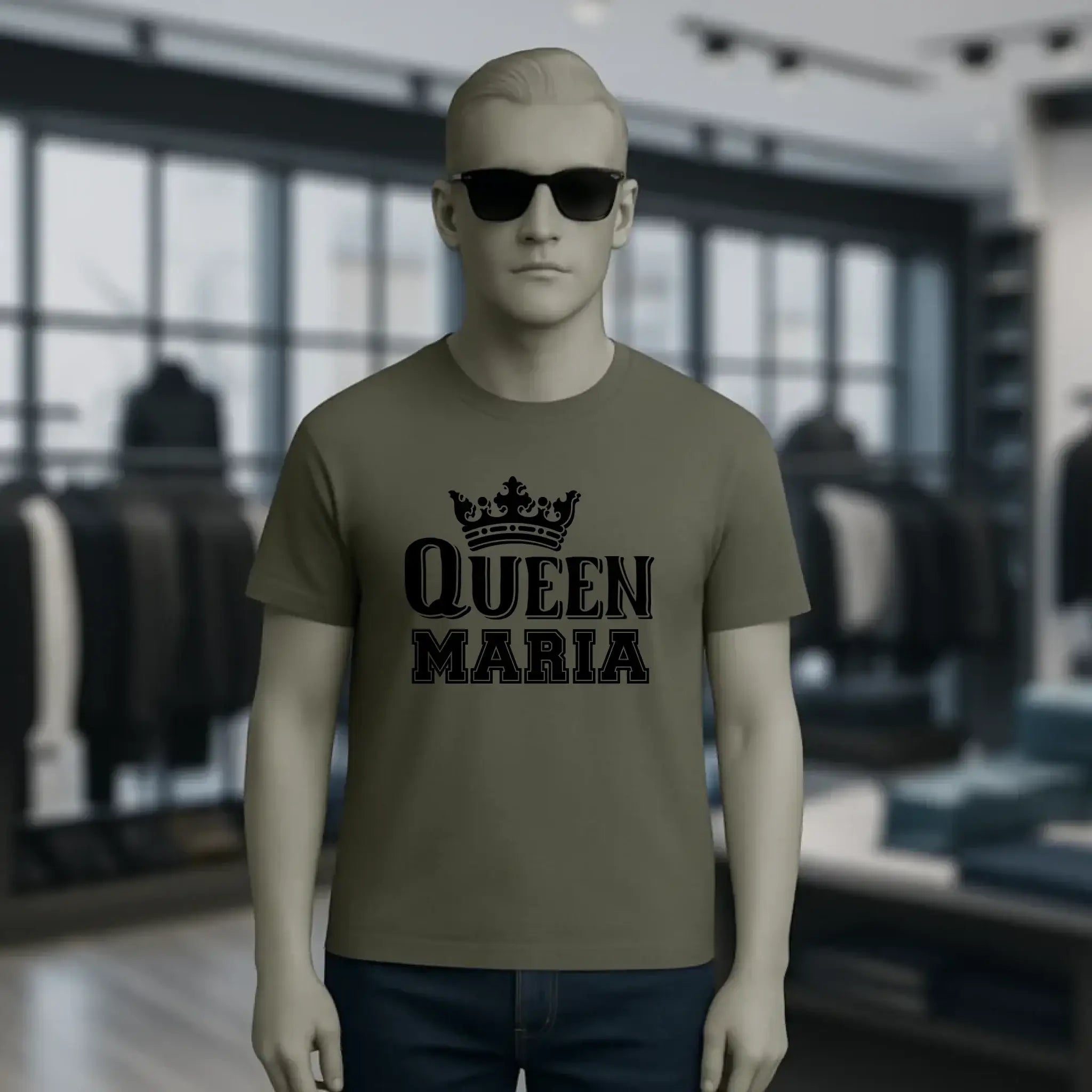 QUEEN + WUNSCHNAME • Unisex Premium T-Shirt XS-5XL aus Bio-Baumwolle für Damen & Herren • Exklusivdesign • personalisiert