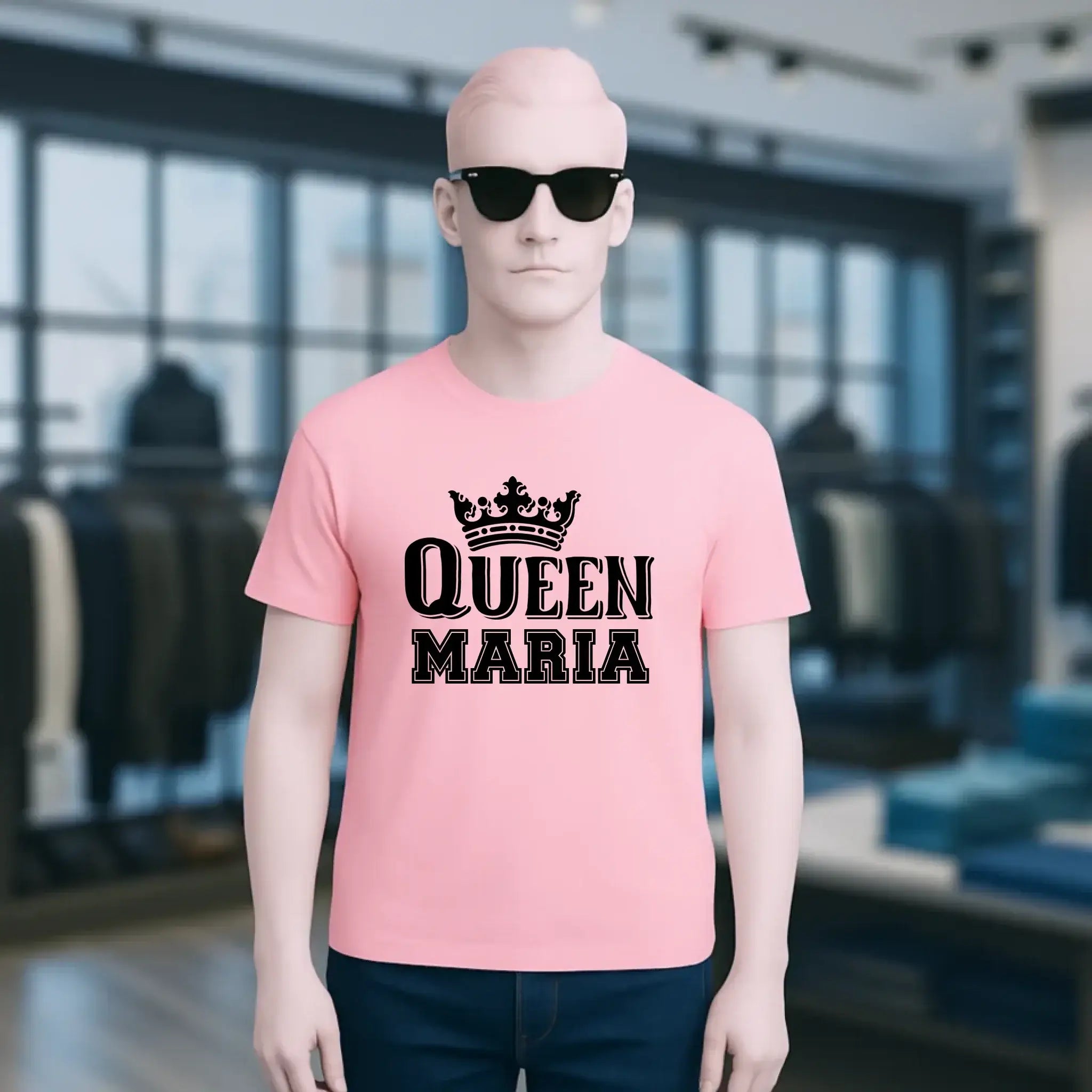 QUEEN + WUNSCHNAME • Unisex Premium T-Shirt XS-5XL aus Bio-Baumwolle für Damen & Herren • Exklusivdesign • personalisiert