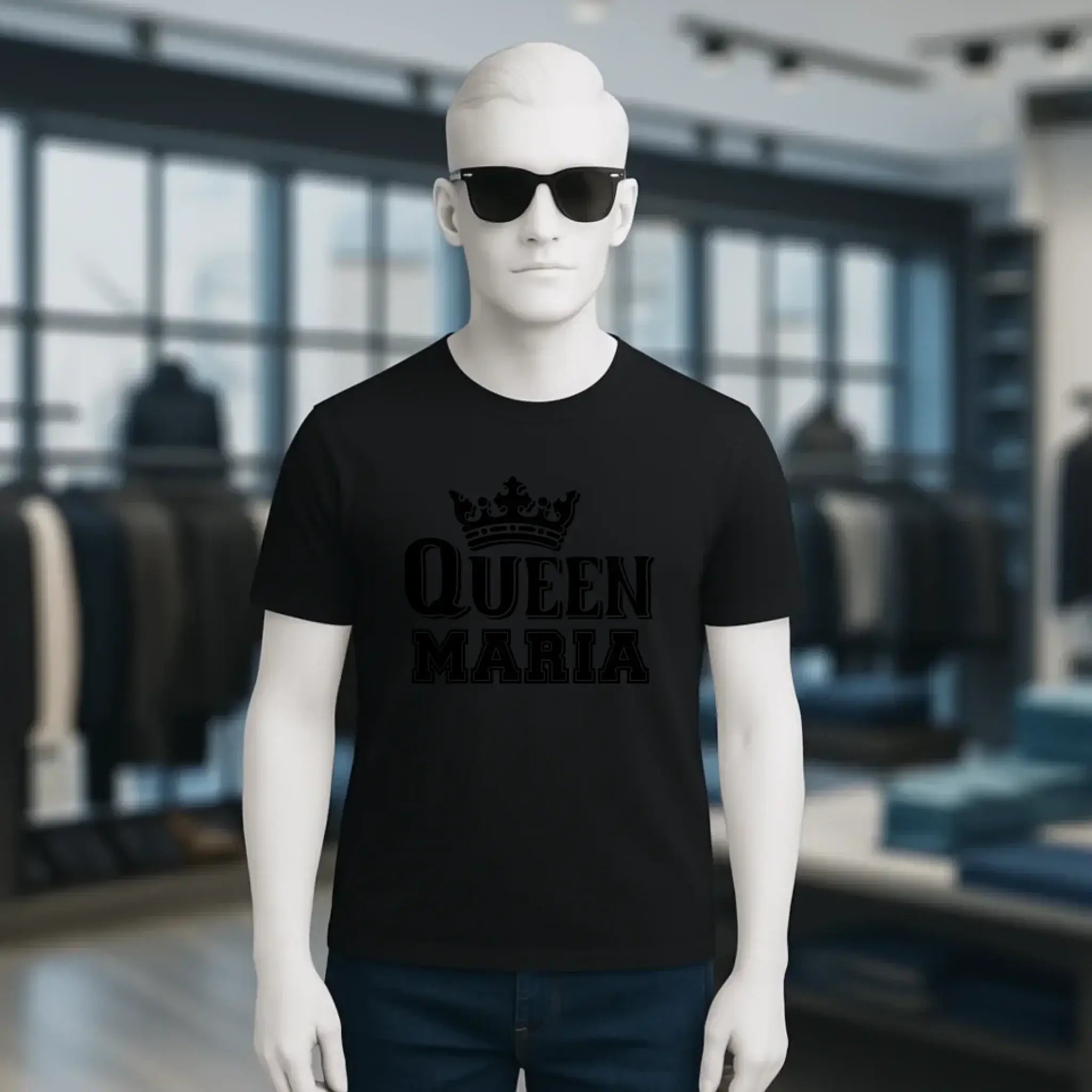 QUEEN + WUNSCHNAME • Unisex Premium T-Shirt XS-5XL aus Bio-Baumwolle für Damen & Herren • Exklusivdesign • personalisiert
