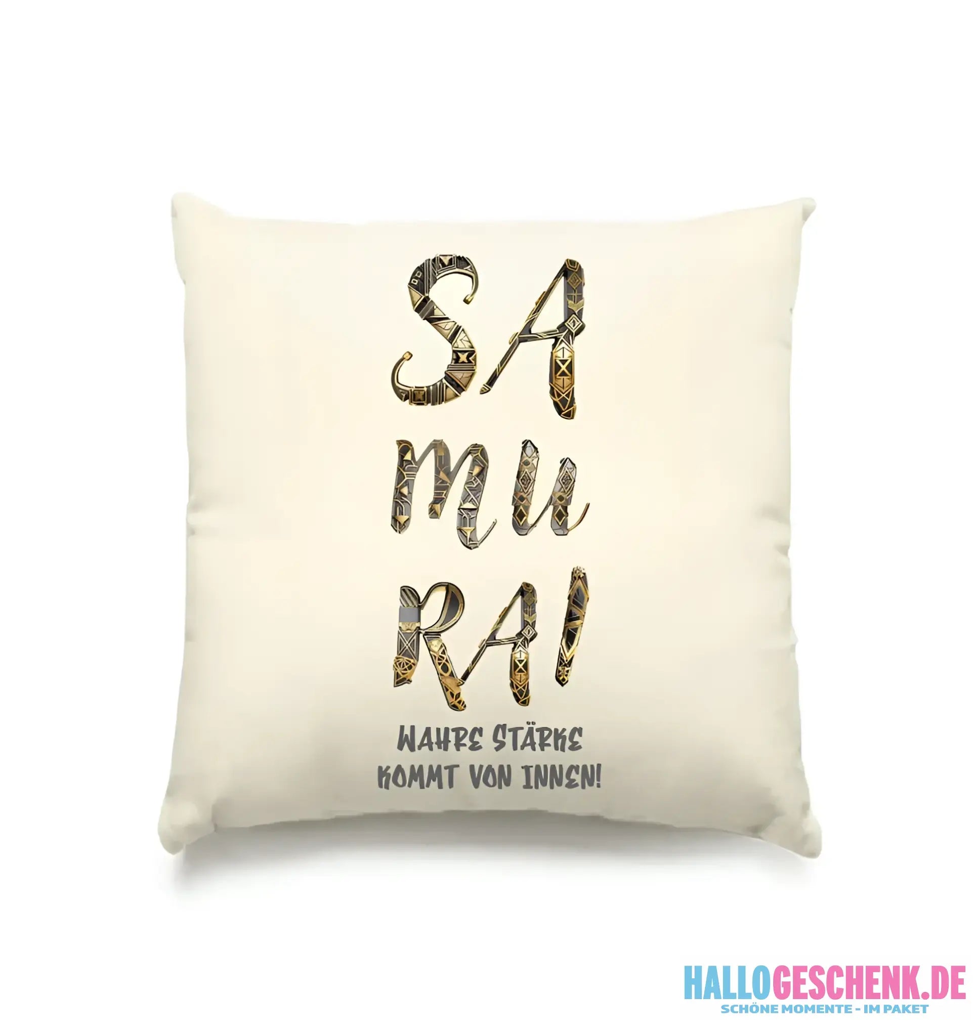 Samurai • Kissen 40x40 cm • Exklusivdesign • personalisiert