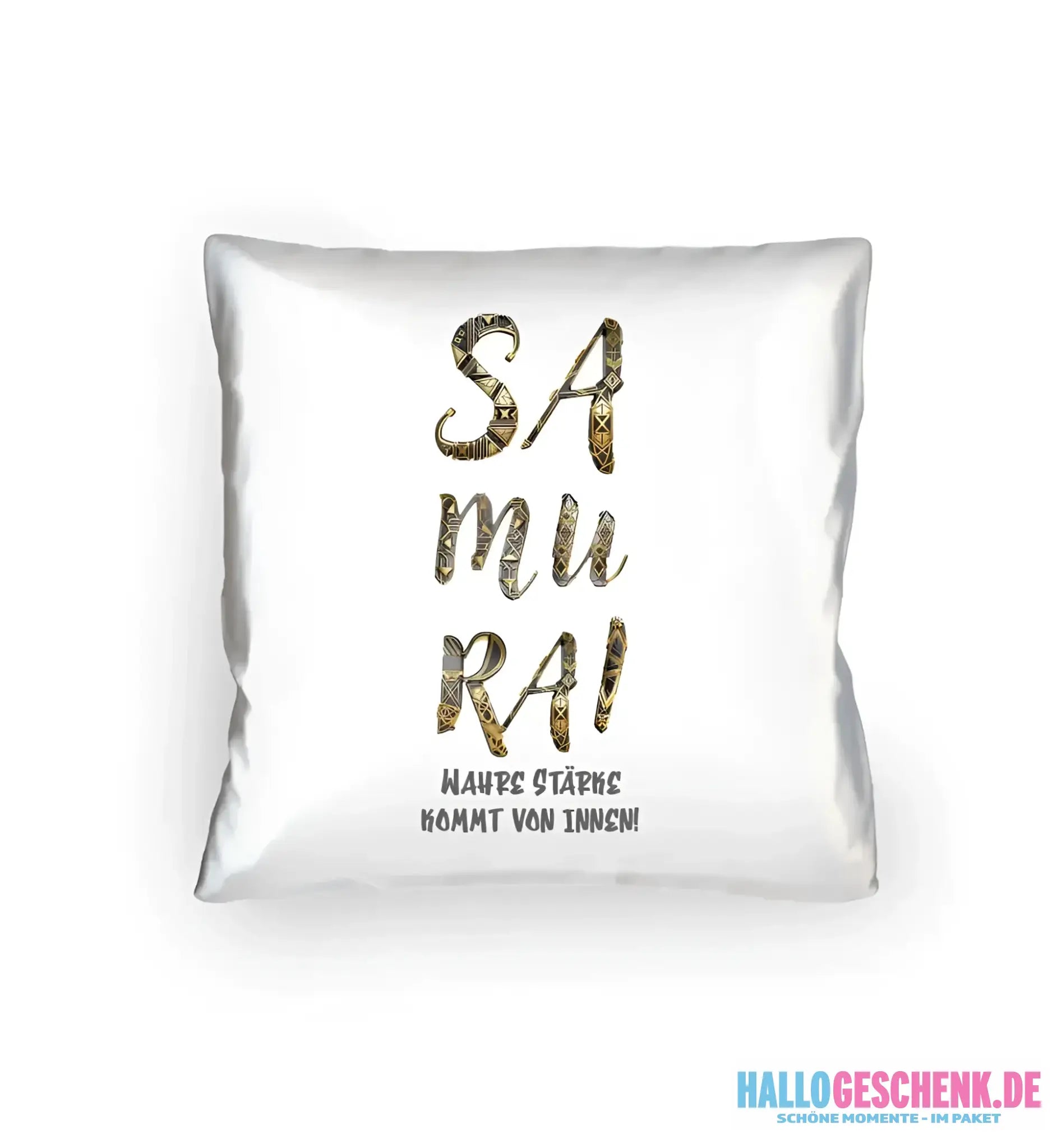 Samurai • Kissen 40x40 cm • Exklusivdesign • personalisiert