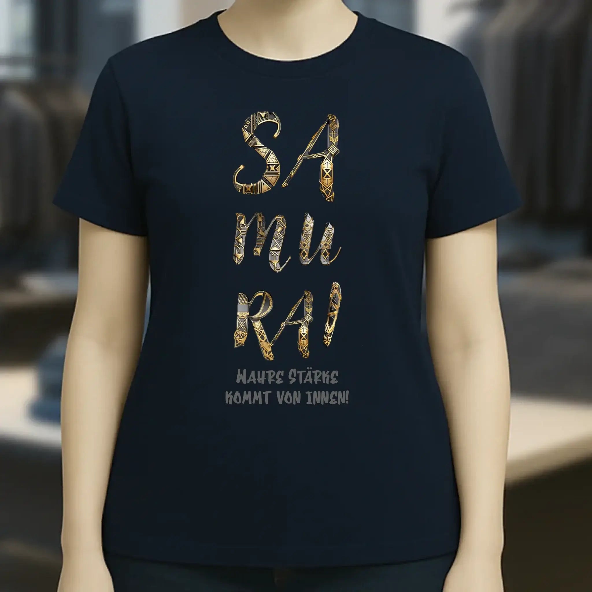 Samurai • Ladies Premium T-Shirt XS-2XL aus Bio-Baumwolle für Damen • Exklusivdesign • personalisiert