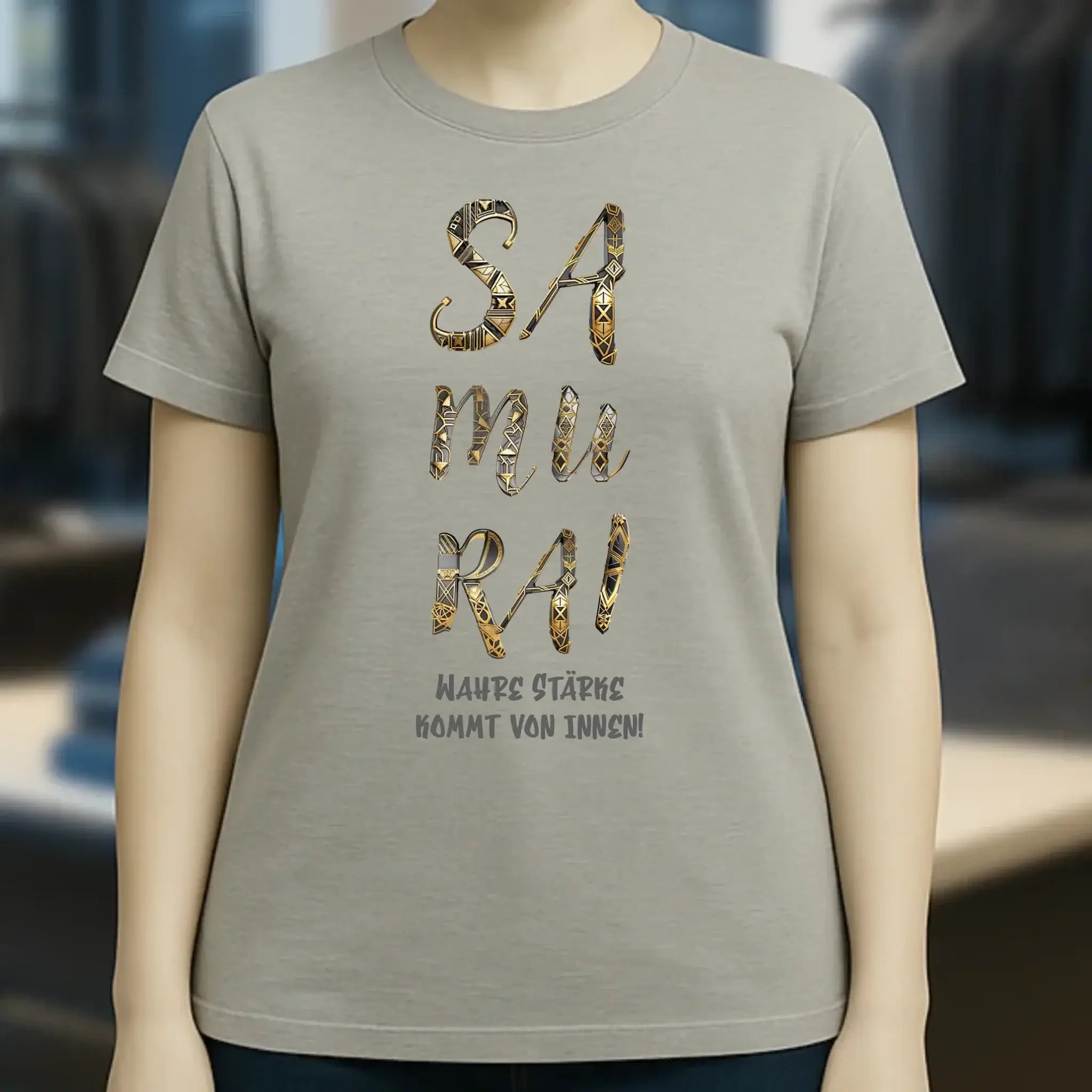 Samurai • Ladies Premium T-Shirt XS-2XL aus Bio-Baumwolle für Damen • Exklusivdesign • personalisiert